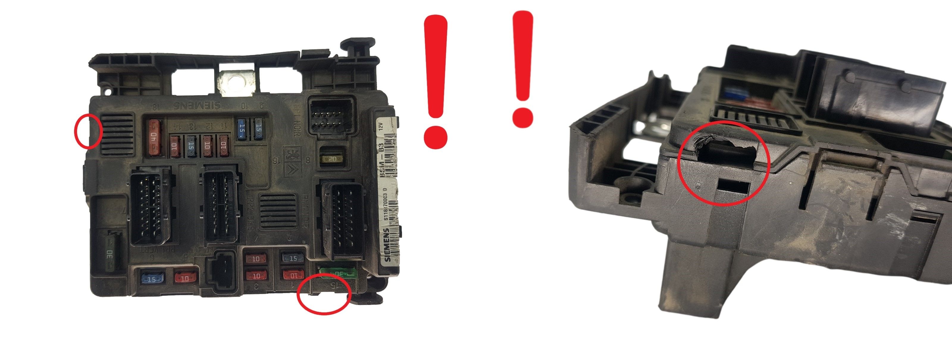 Controller BSM -B3 S118470003D 9643498880 PSA Siemens 1922 main product photo