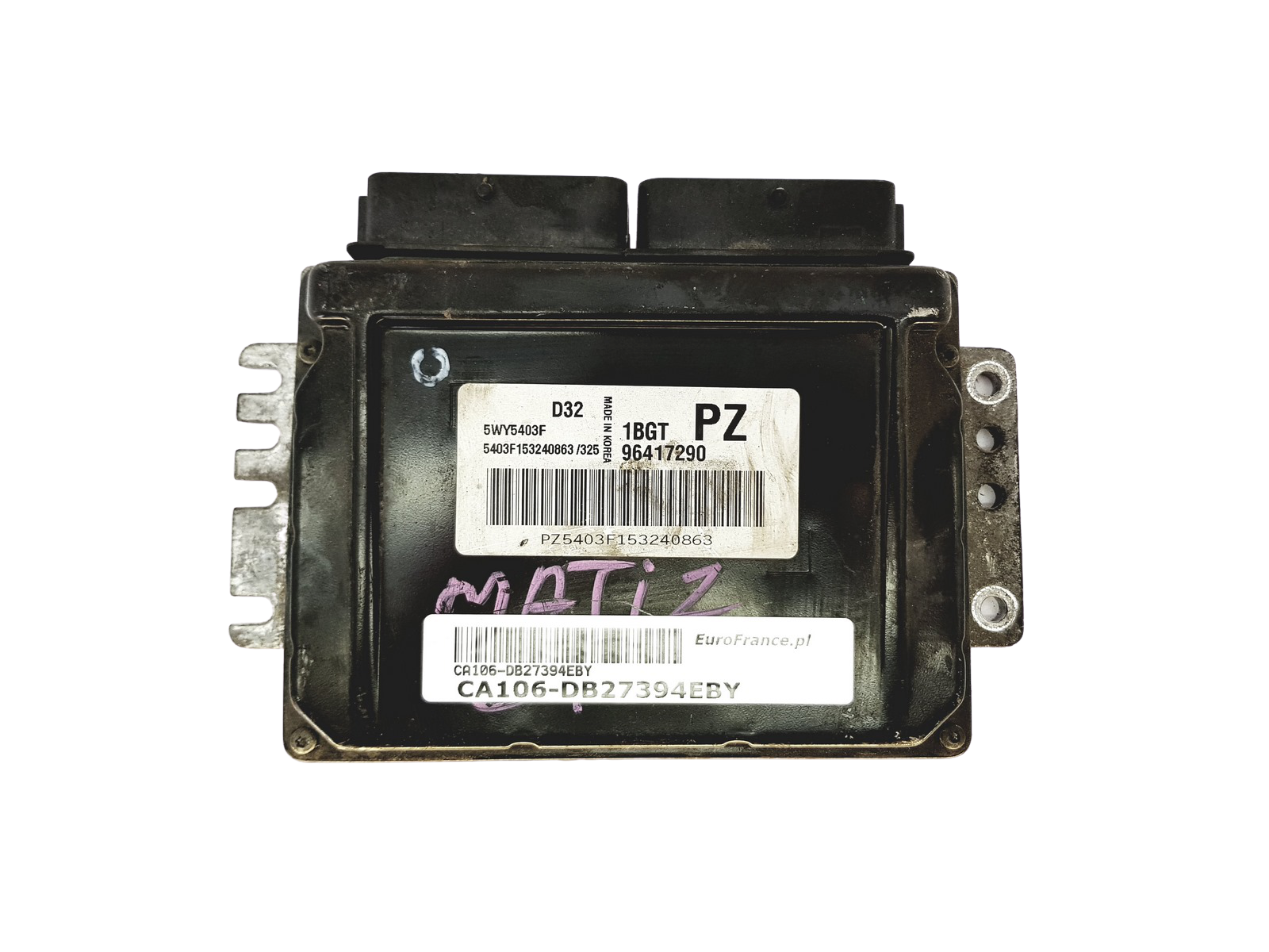 Controller 96417290 5WY5403F D32 1BGT Chevrolet 27394 main product photo