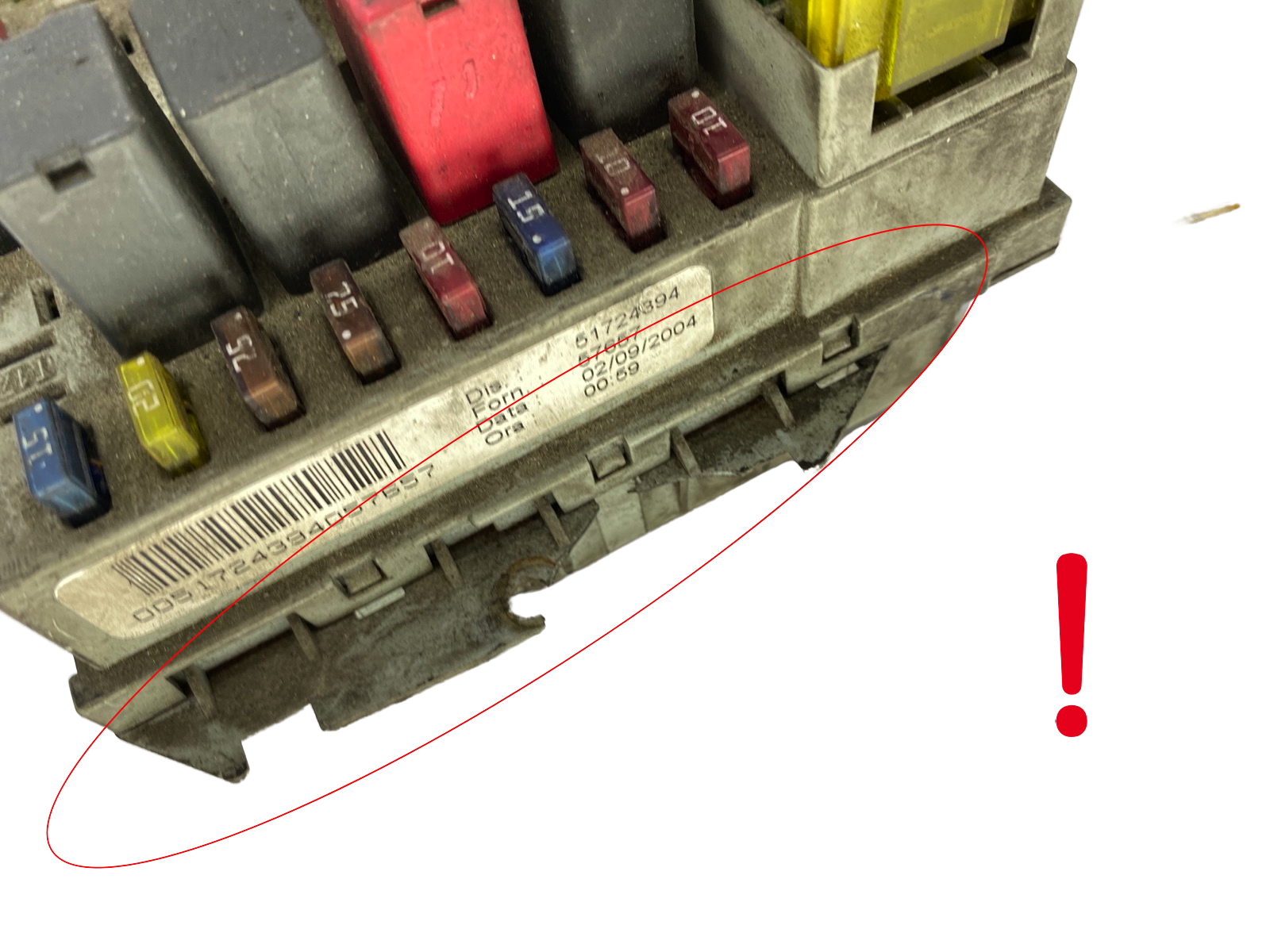 Fuse Box 51724394 0051724394057657 Alfa Romeo Delphi 58145 main product photo