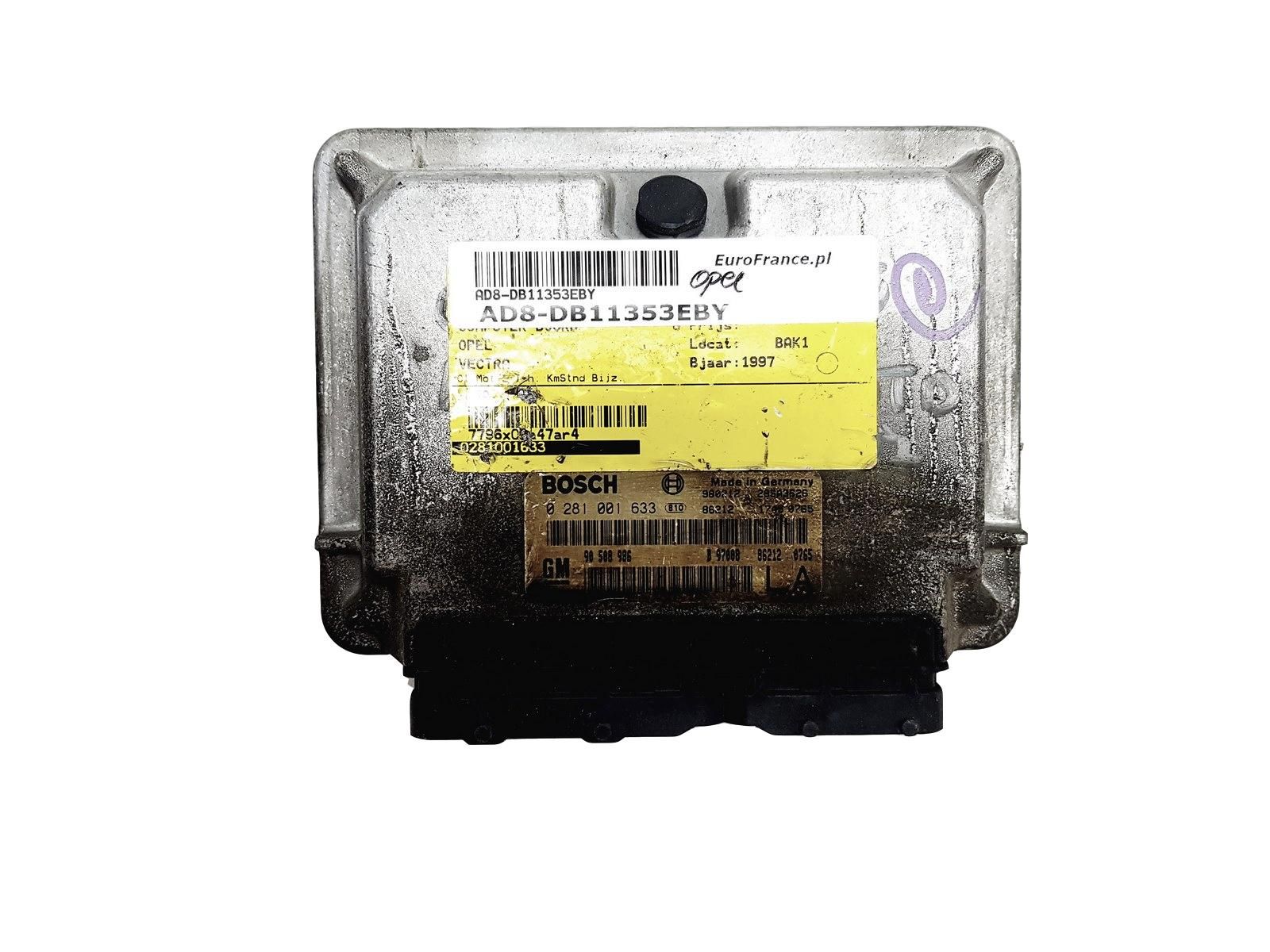 Controller 90508986LA 0281001633 Opel Bosch 11353 main product photo