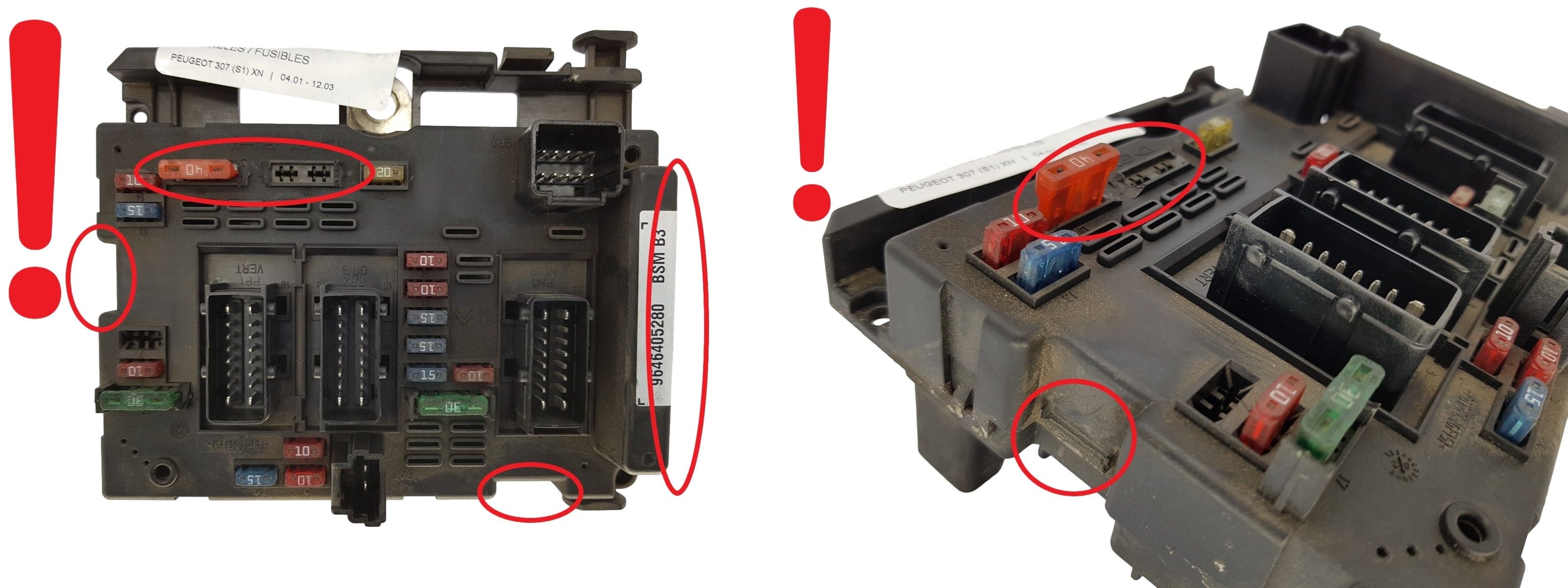 Controller BSM B3 9646405280 PSA Delphi 1307 main product photo