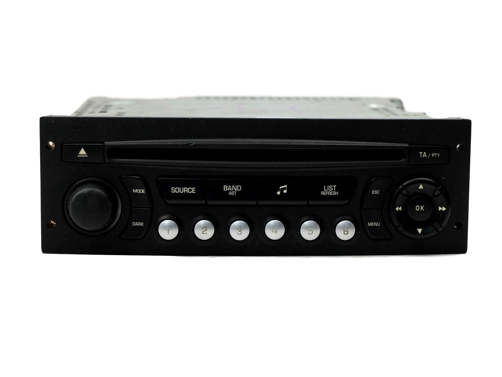 Cd Radio Player Peugeot 207 96750215XT PSARCD441-71 Continental main product photo
