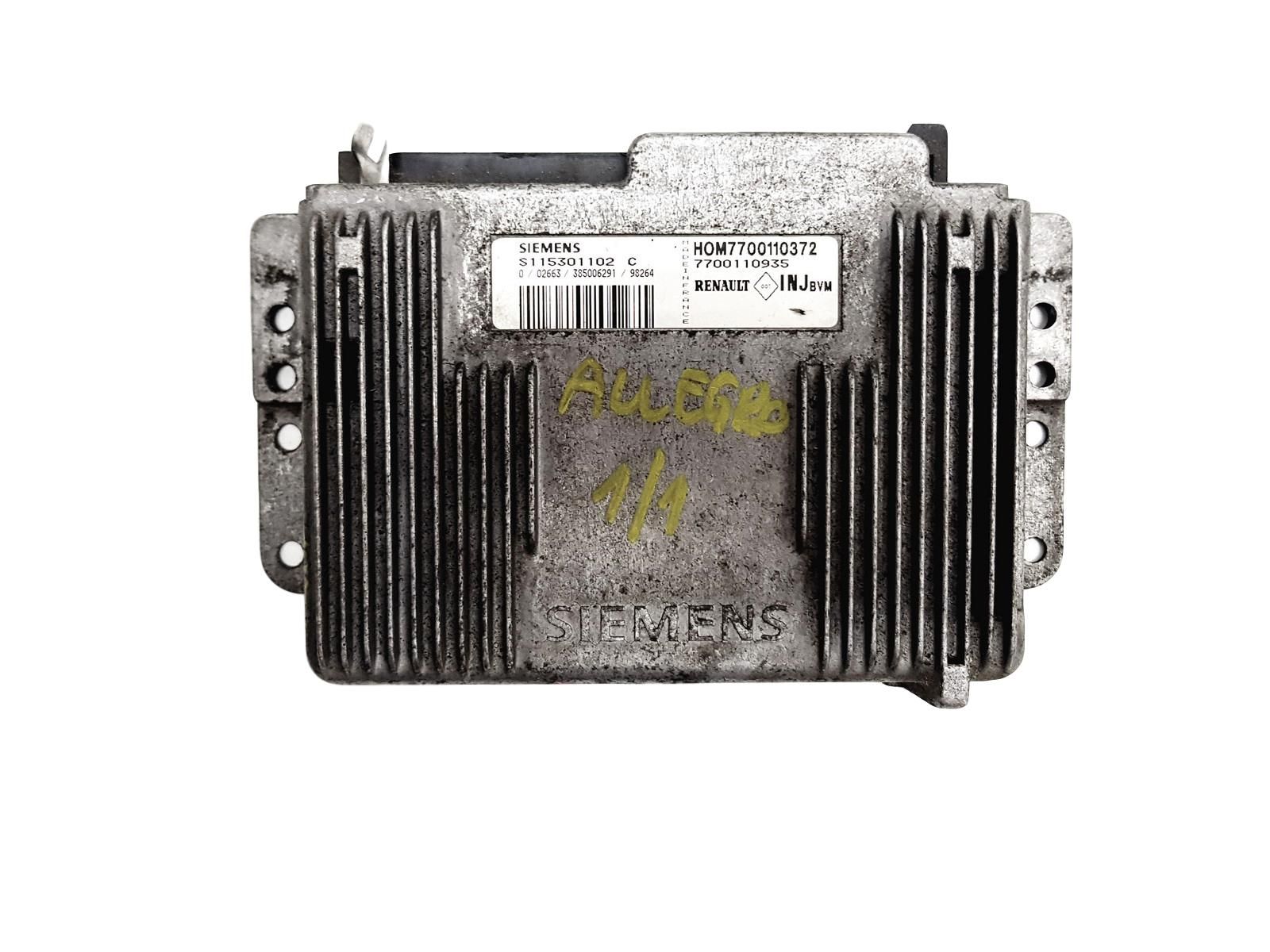 Controller S115301102C 7700110372 7700110935 Renault Siemens 4581 main product photo