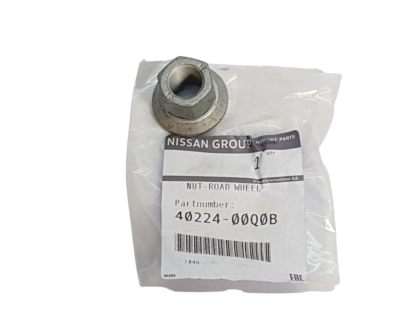 Nut Original Renault Nissan 8200736455 4022400Q0B main product photo