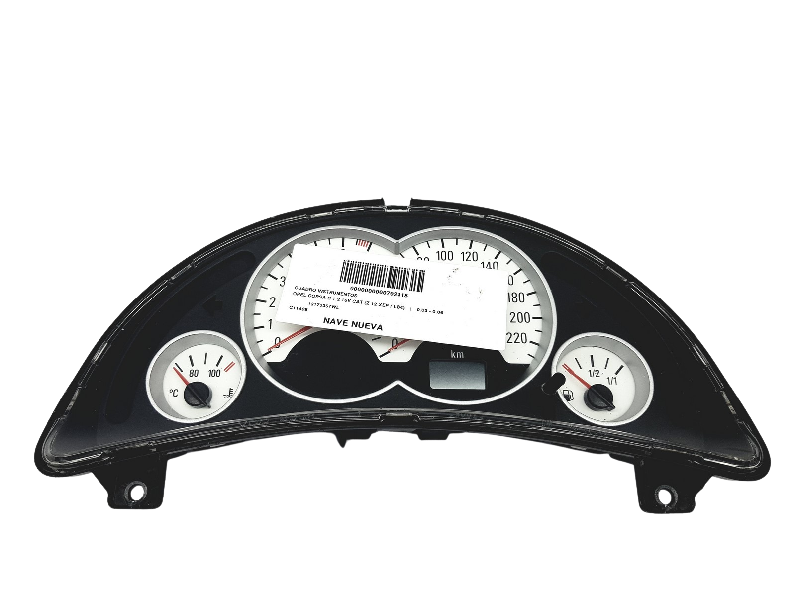 Speedometer/Instrument Cluster Opel Corsa C 13173357WL 110080005028 57652 main product photo