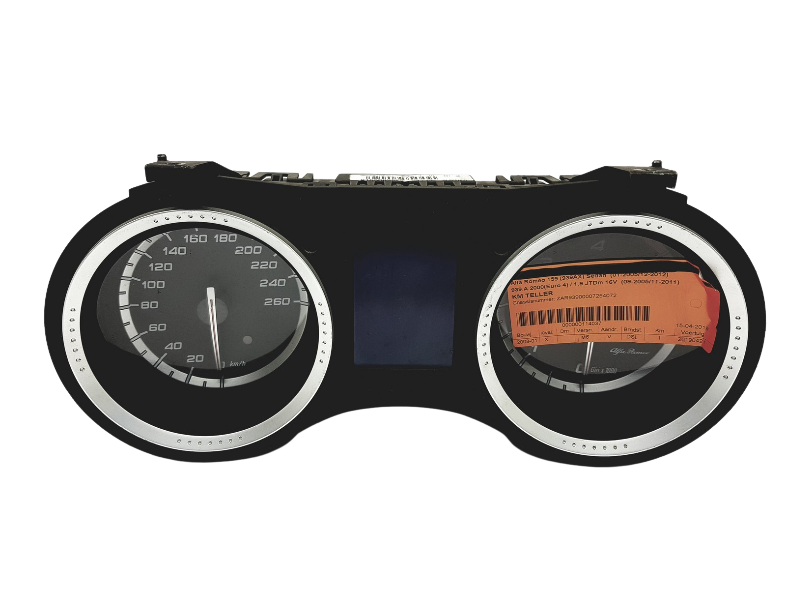Speedometer/Instrument Cluster Alfa Romeo 159 0156089892 A2C53367584 52506 main product photo