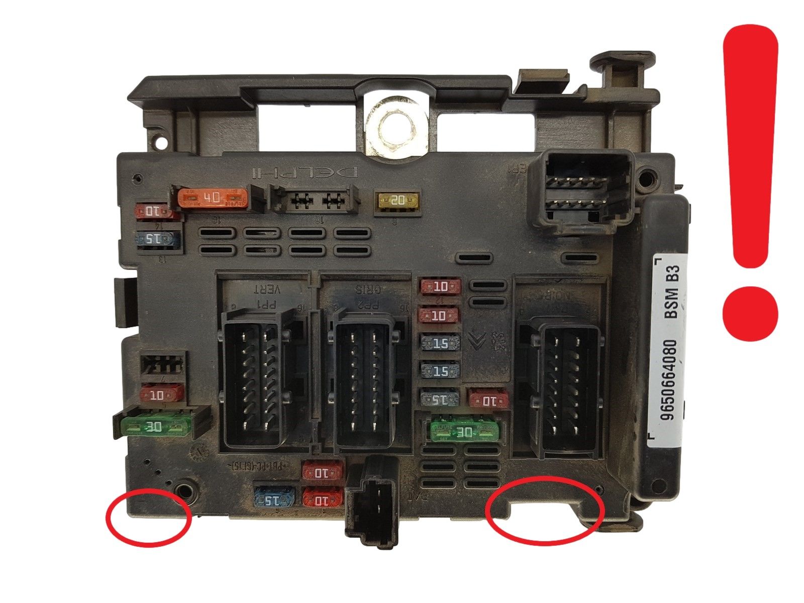 Controller BSM B3 9650664080 PSA Delphi 1278 main product photo