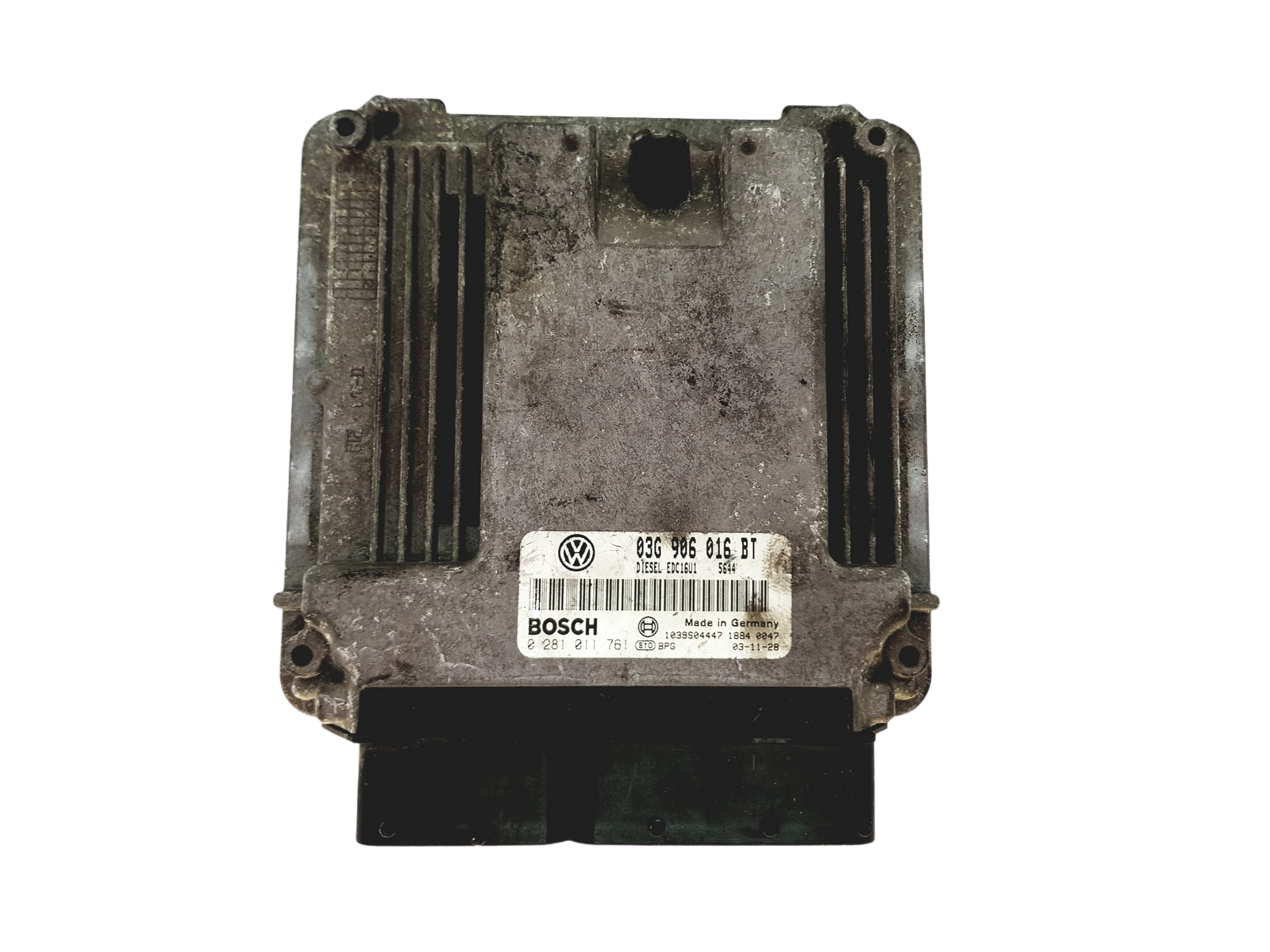 Engine Controller VW 03G906016BT 0281011761 Bosch 29527 main product photo