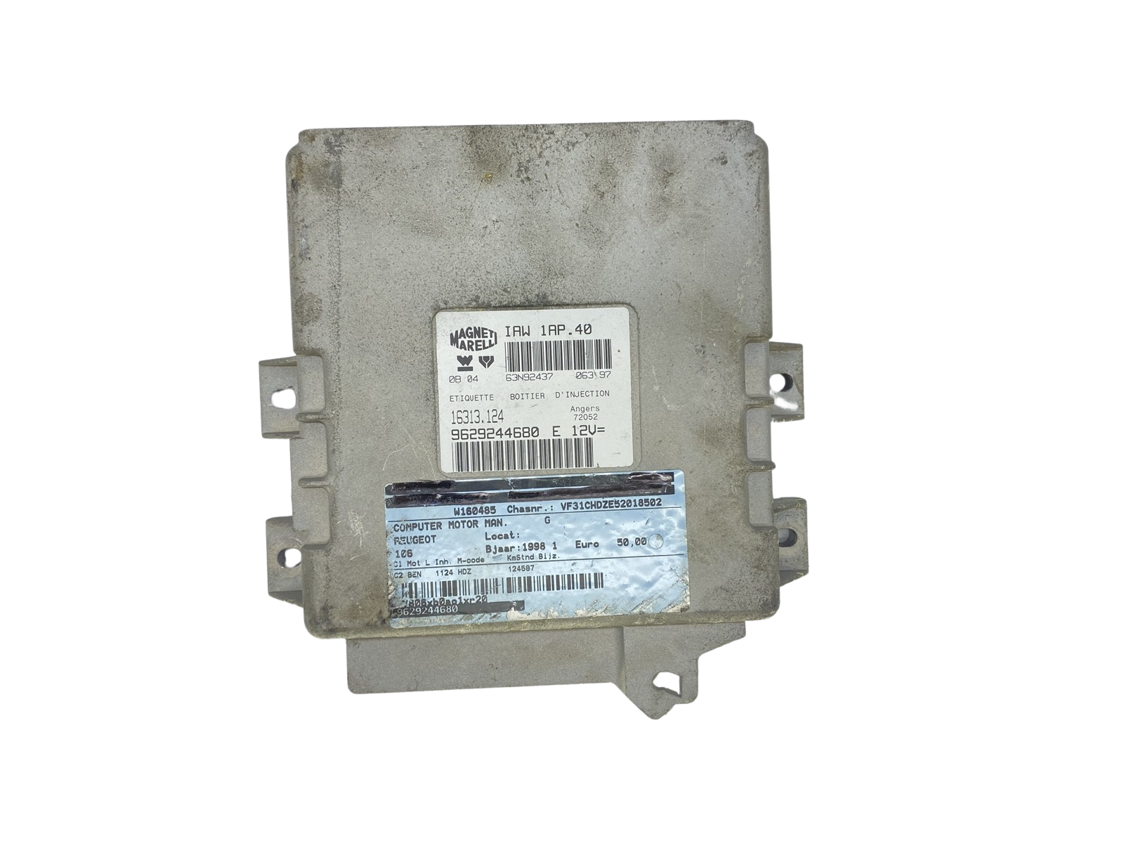 Controller 9629244680 IAW1AP.40 16313.124 PSA Magneti Marelli 57375 main product photo