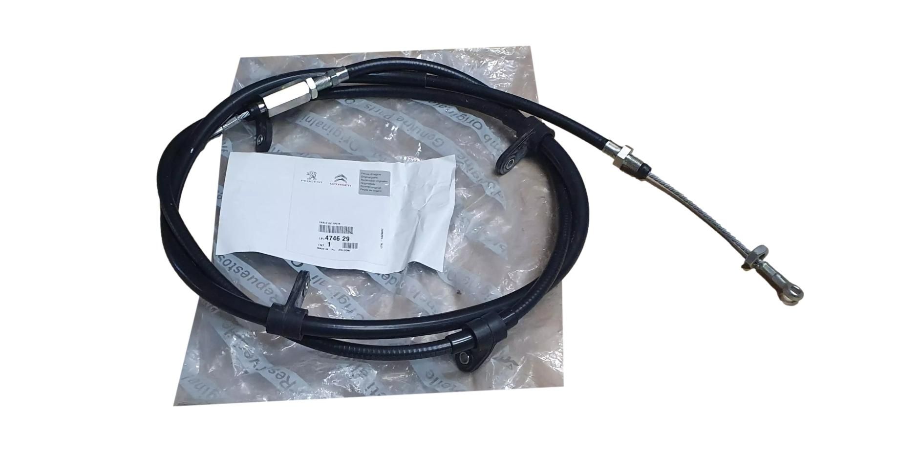 Handbrake Cable Original 474629 4746.29 Citroen Peugeot main product photo
