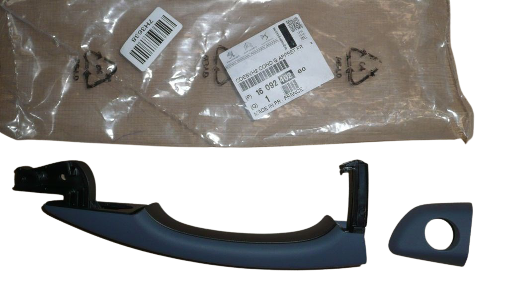 Door Handle Left Front Original Citroen Peugeot 308 Partner 1609240280 main product photo