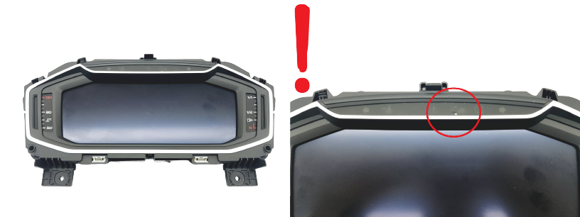 Speedometer/Instrument Cluster Audi A1 LCD 82A920710A Continental 54004 main product photo