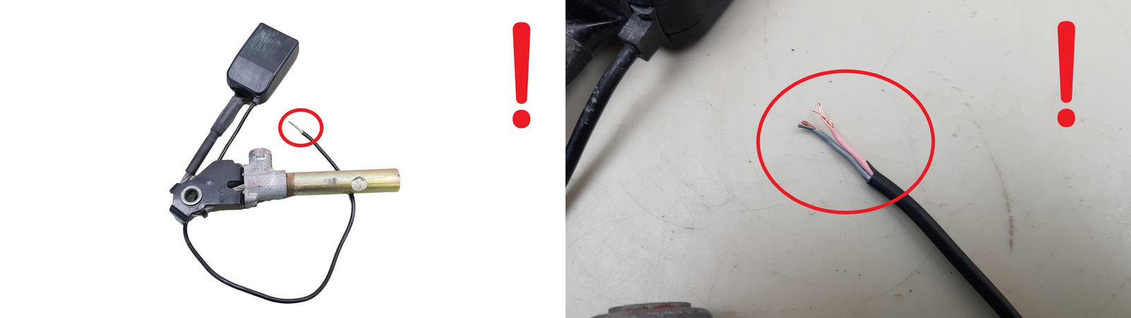 Seat Belt Catch Front Left 8200050463L Renault Master 2 Kangoo 1 main product photo
