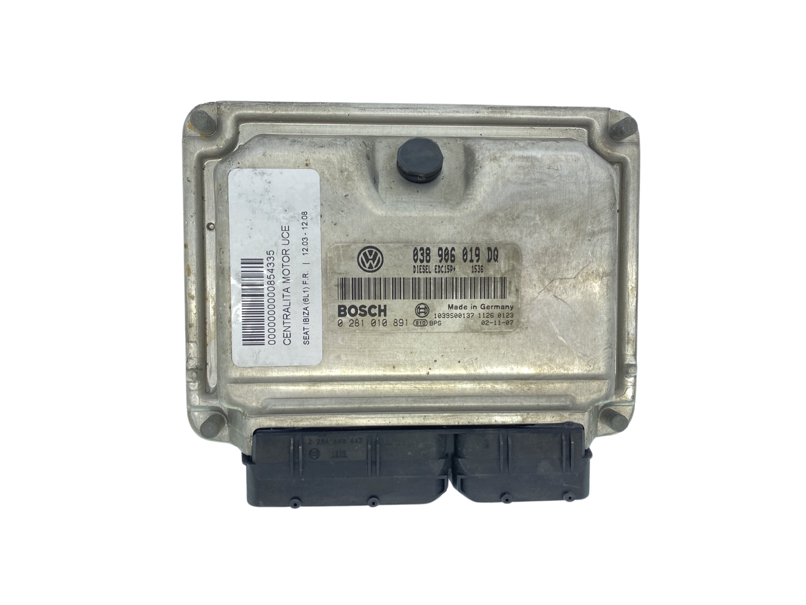 Controller 038906019DQ 0281010891 VW Seat Bosch 63532 main product photo