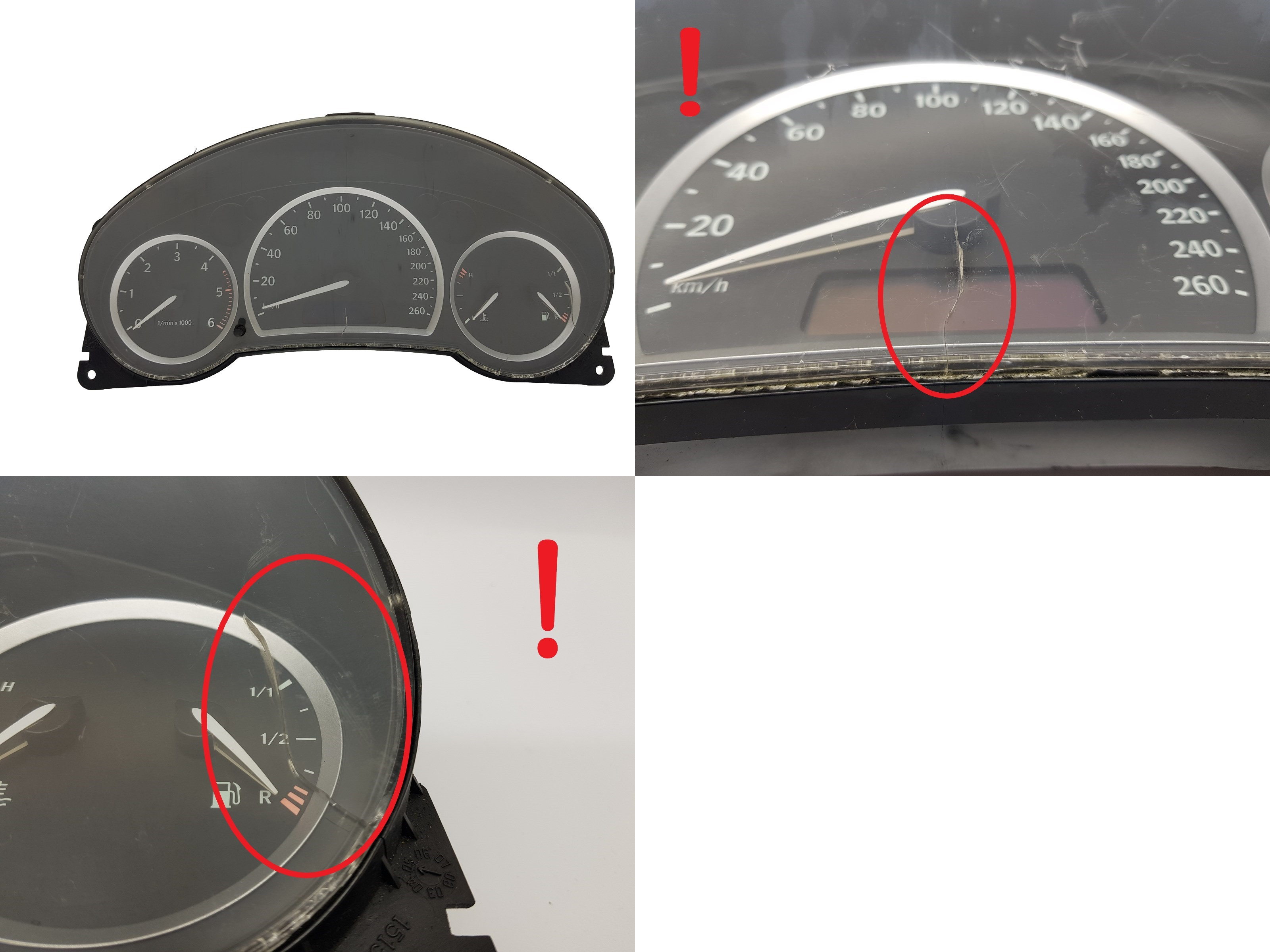 Speedometer/Instrument Cluster Saab 9-3 7553657 P12763128 1341 main product photo