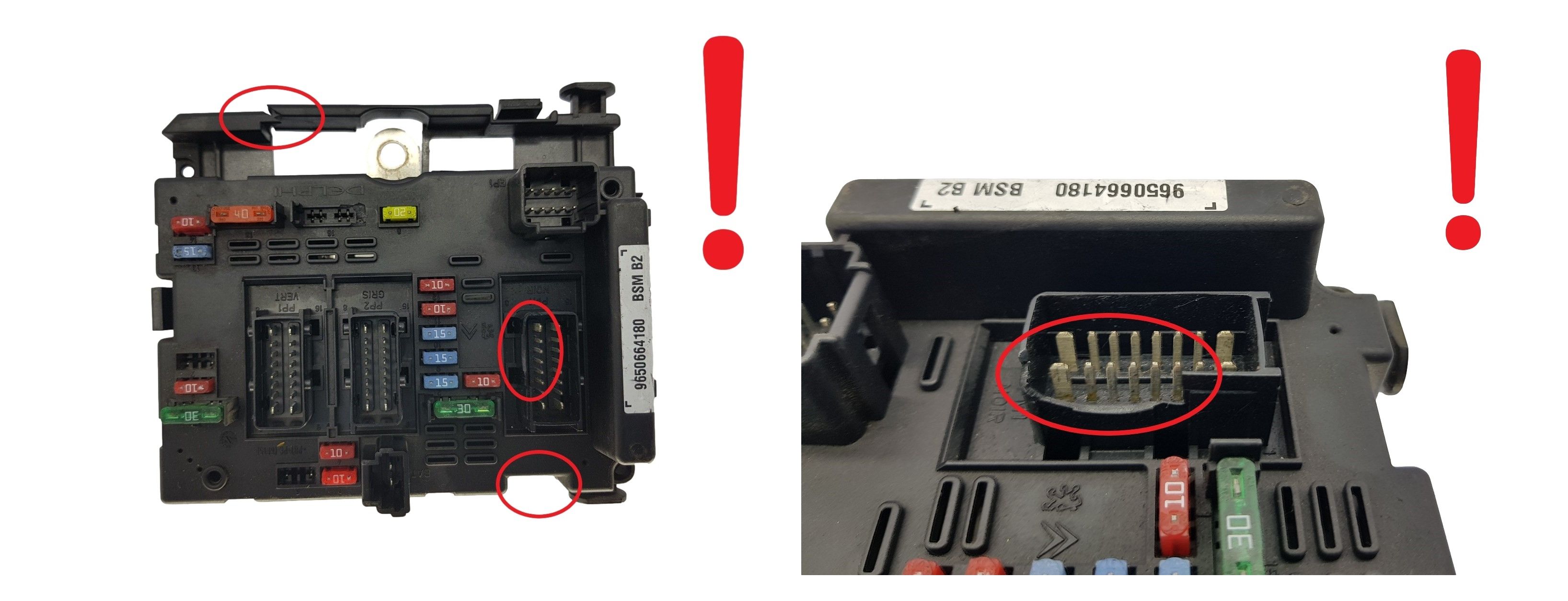 Controller BSM B2 9650664180 PSA Delphi 1707 main product photo