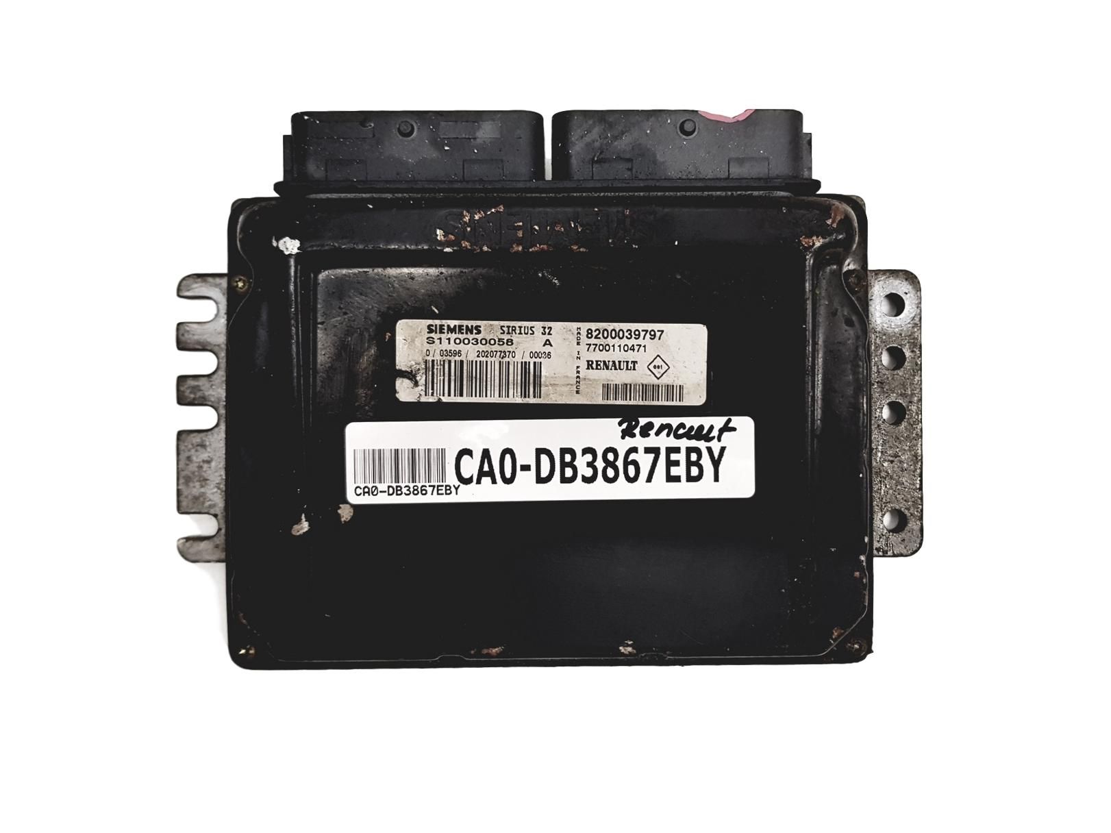 Controller S110030058A 8200039797 7700110471 Renault Siemens 3867 main product photo