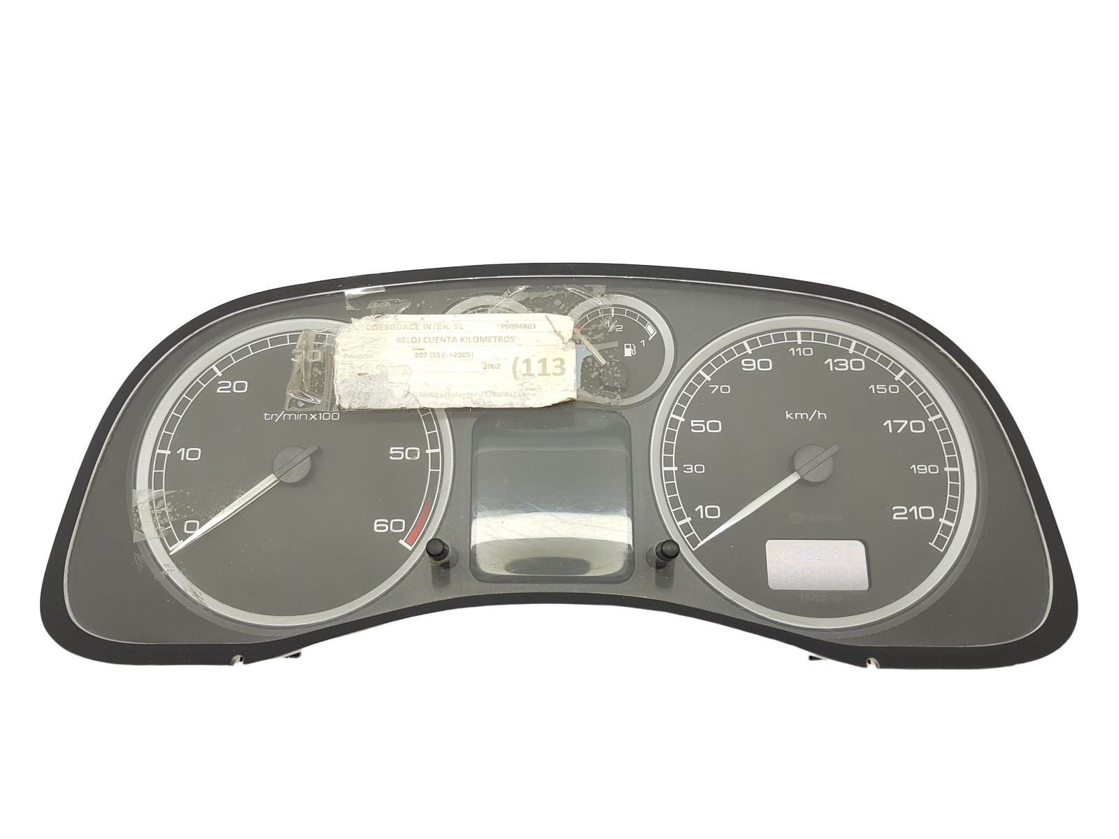 Speedometer/Instrument Cluster Peugeot 307 9651299680 C 00 26996 main product photo