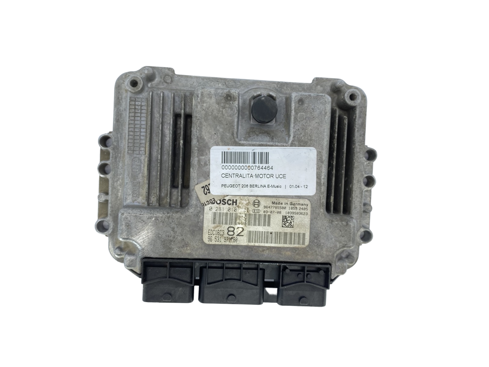 Controller 0281010707 9653197180 9647785580 PSA Bosch 60639 main product photo