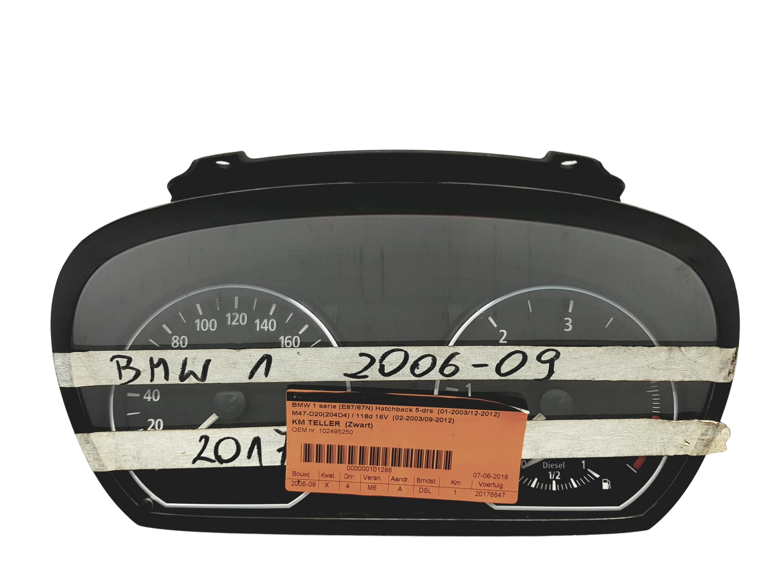Speedometer/Instrument Cluster BMW 1 E87 1041568 52558 main product photo