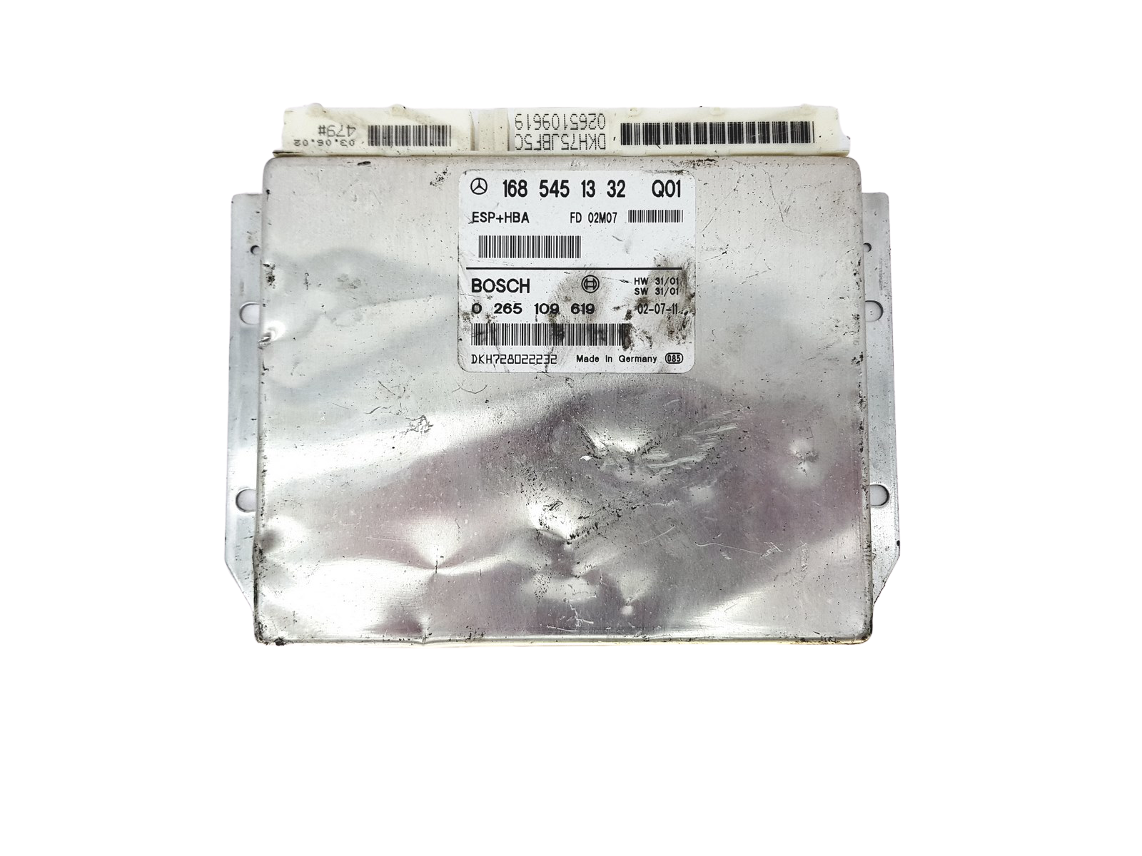 Controller 1685451332Q01 0265109619 Mercedes Bosch 27809 main product photo