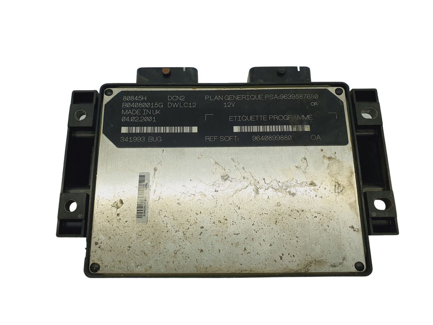 Controller 9639587680 9640899880 R04080015G 80845H PSA Lucas 68197 main product photo