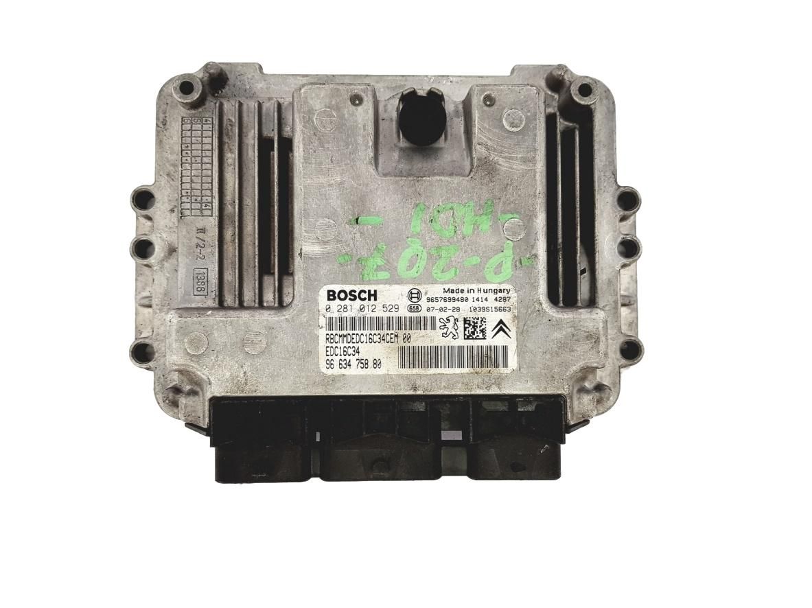 Controller 0281012529 9663475880 9657699480 PSA Bosch 14812 main product photo