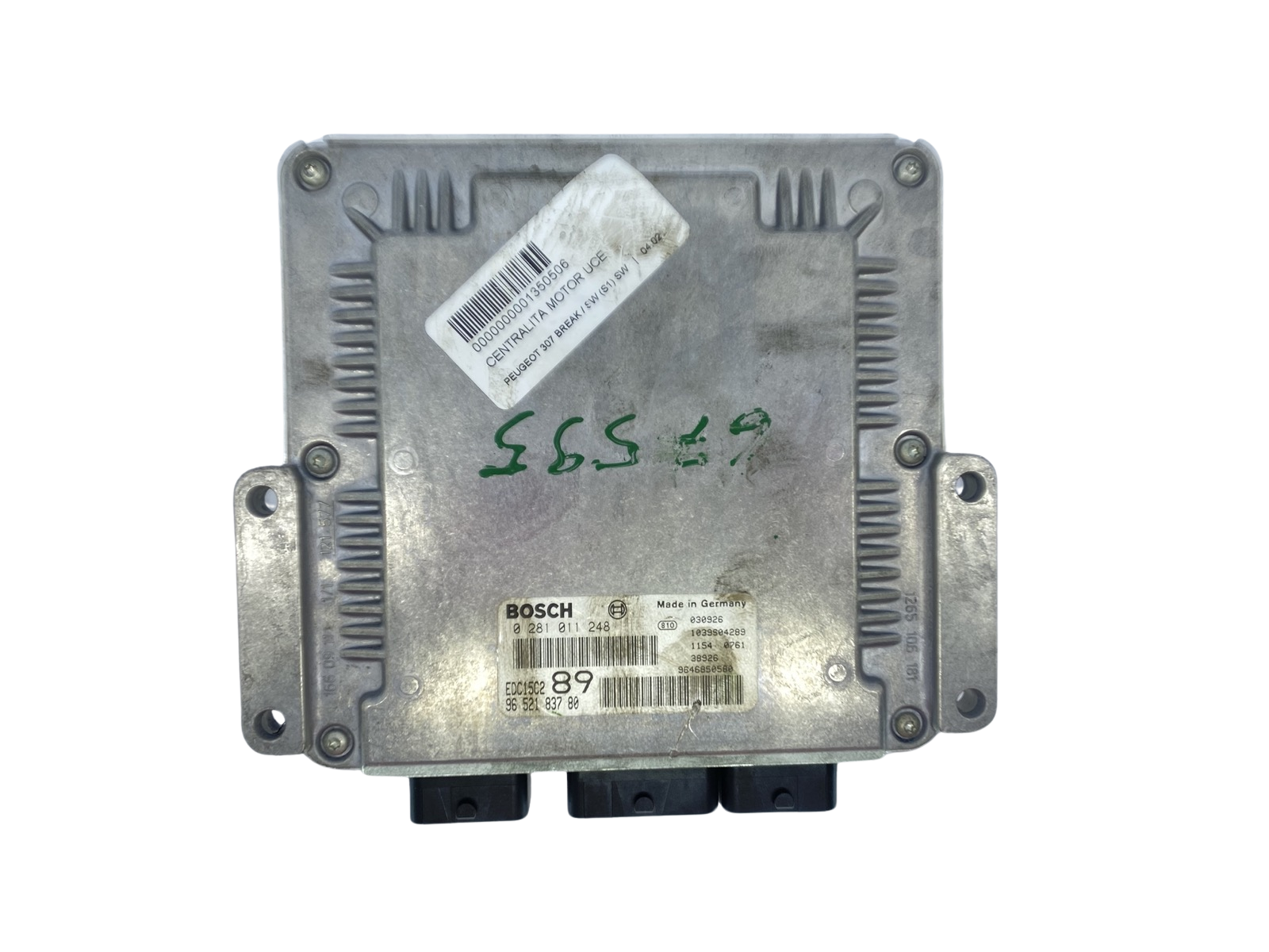 Controller 0281011248 9652183780 9646850580 PSA Bosch 63122 main product photo