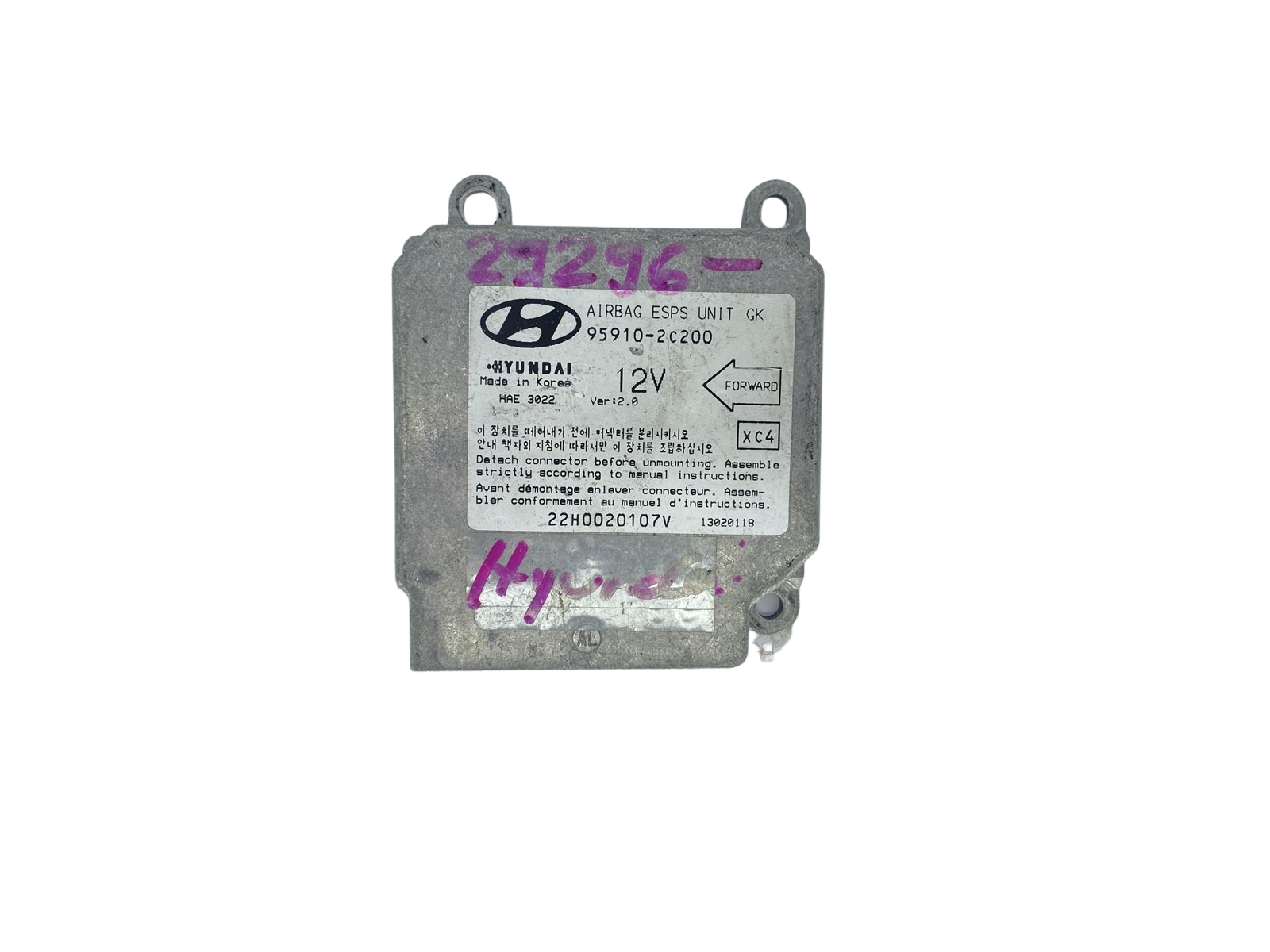 Controller 95910-2C200 HAE 3022 Hyundai main product photo