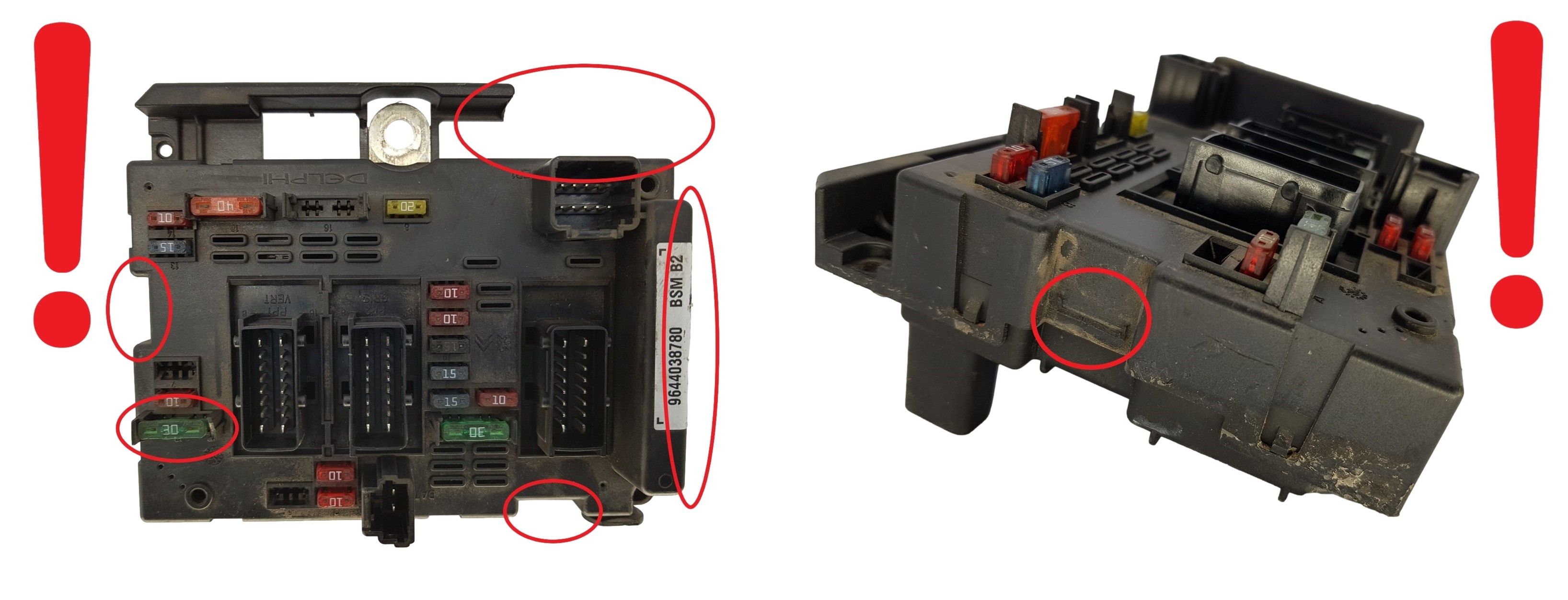 Controller BSM B2 9644038780 PSA Delphi 1311 main product photo