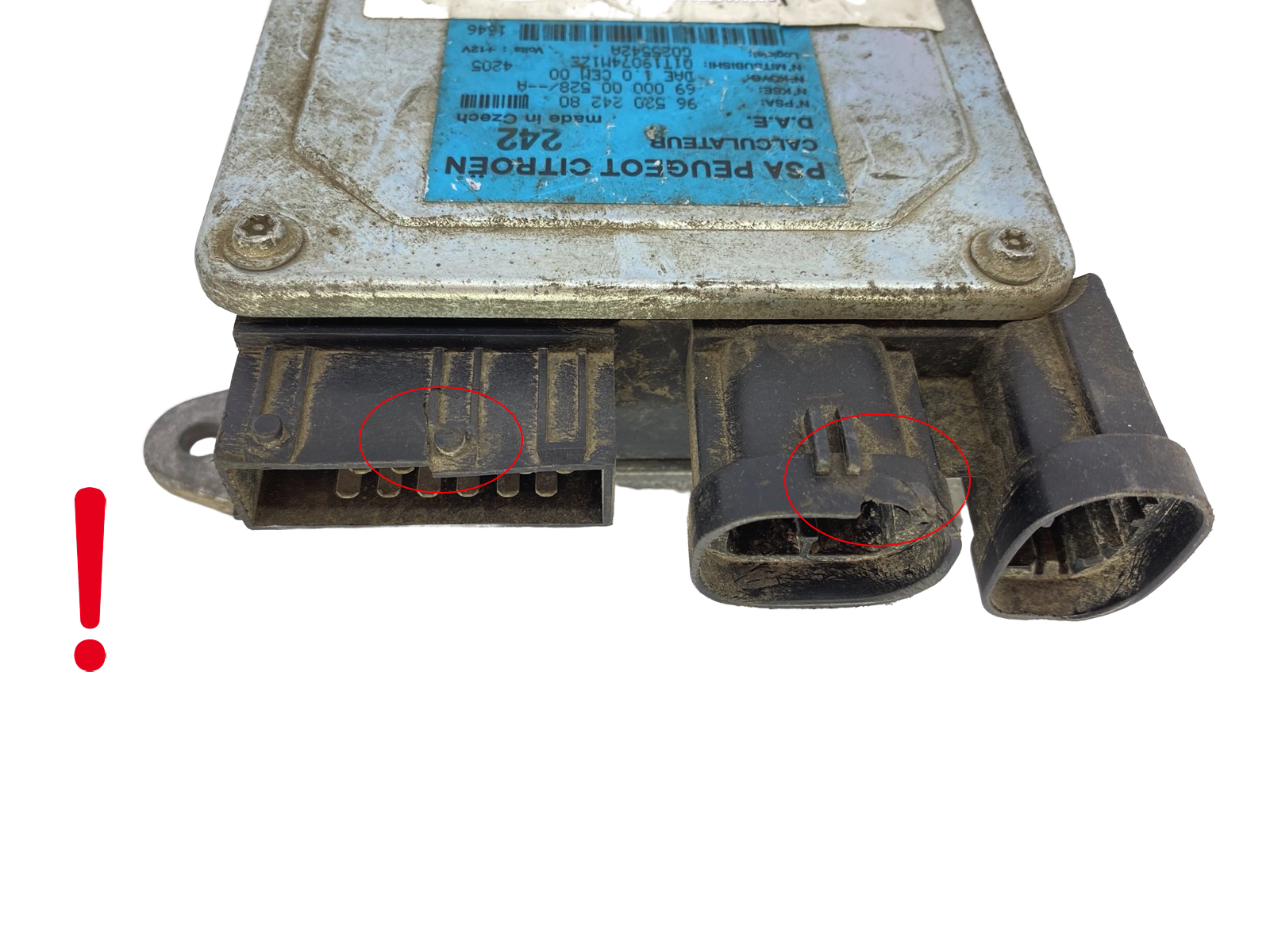 Controller 9652024280 6900000528 Q1T19074M1ZE PSA KOYO 54704 main product photo