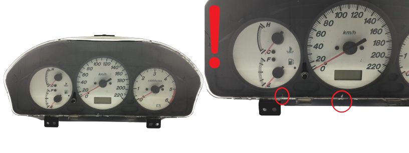 Speedometer/Instrument Cluster Mazda Premacy WVCB87A WV CB87 A 51797 main product photo