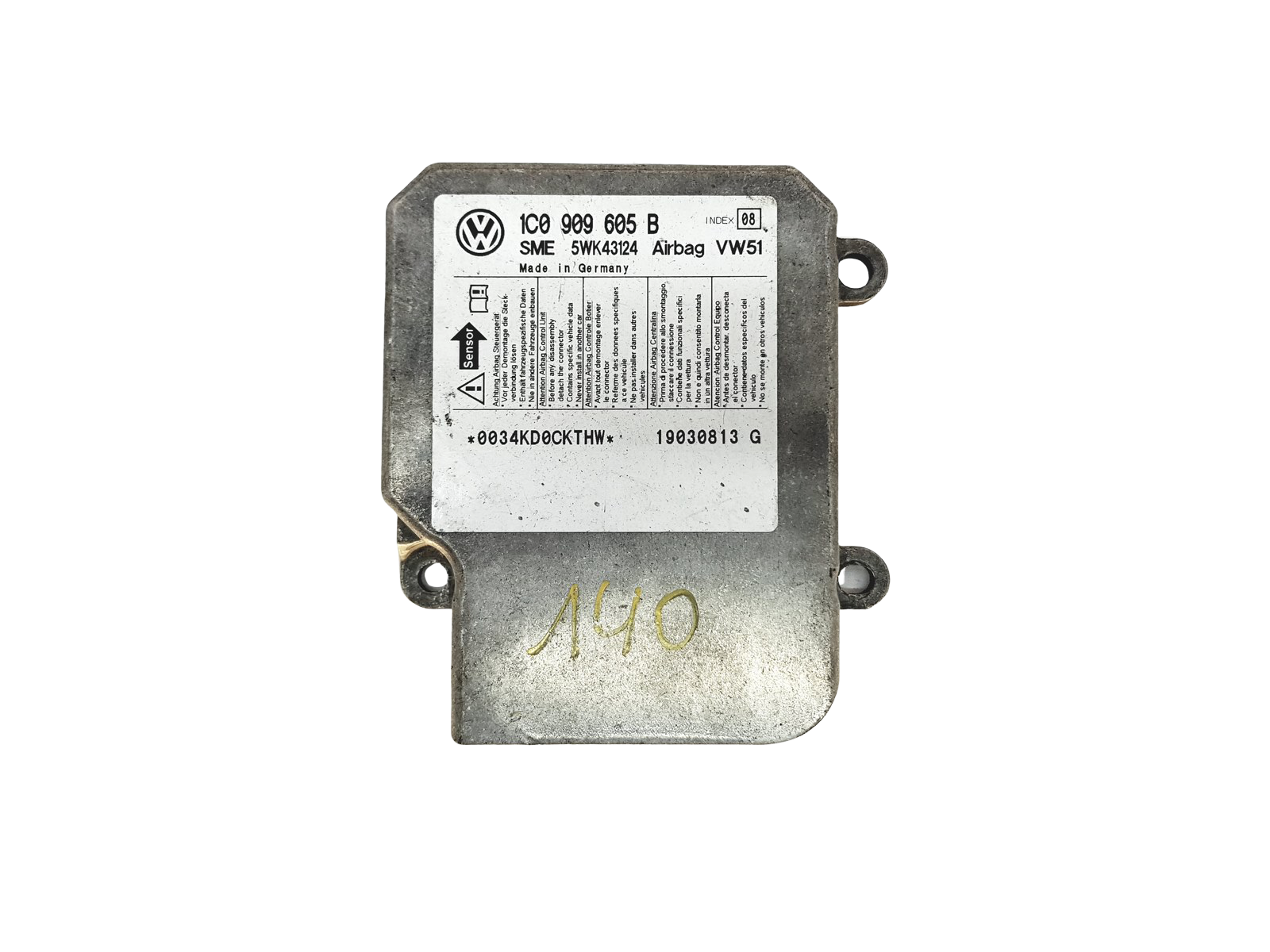 Controller Moduł 1K0909605B 5WK43124 VW Siemens 22928 main product photo