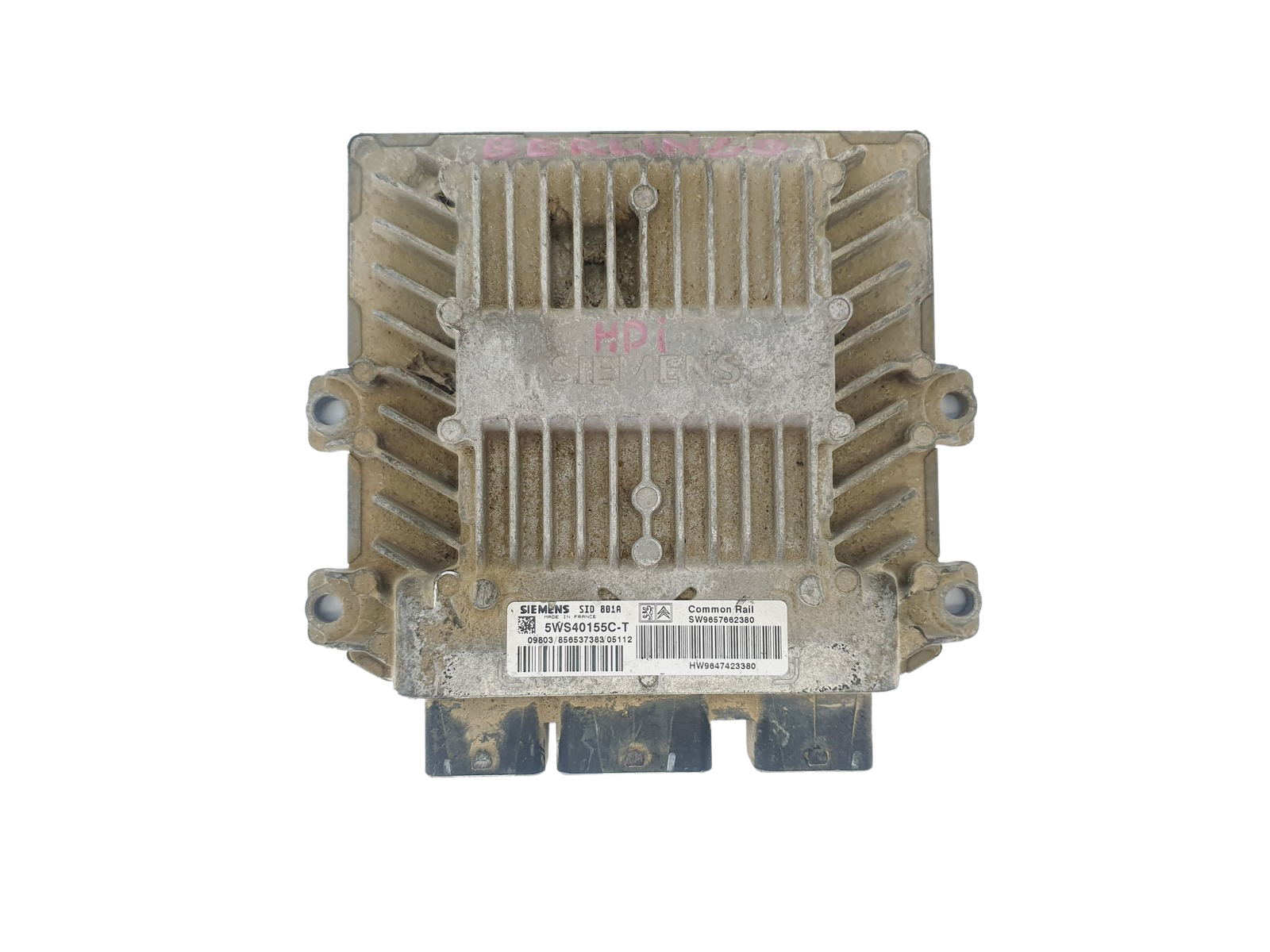 Controller 9657662380 9647423380 5WS40155C-T PSA Siemens 37696 main product photo