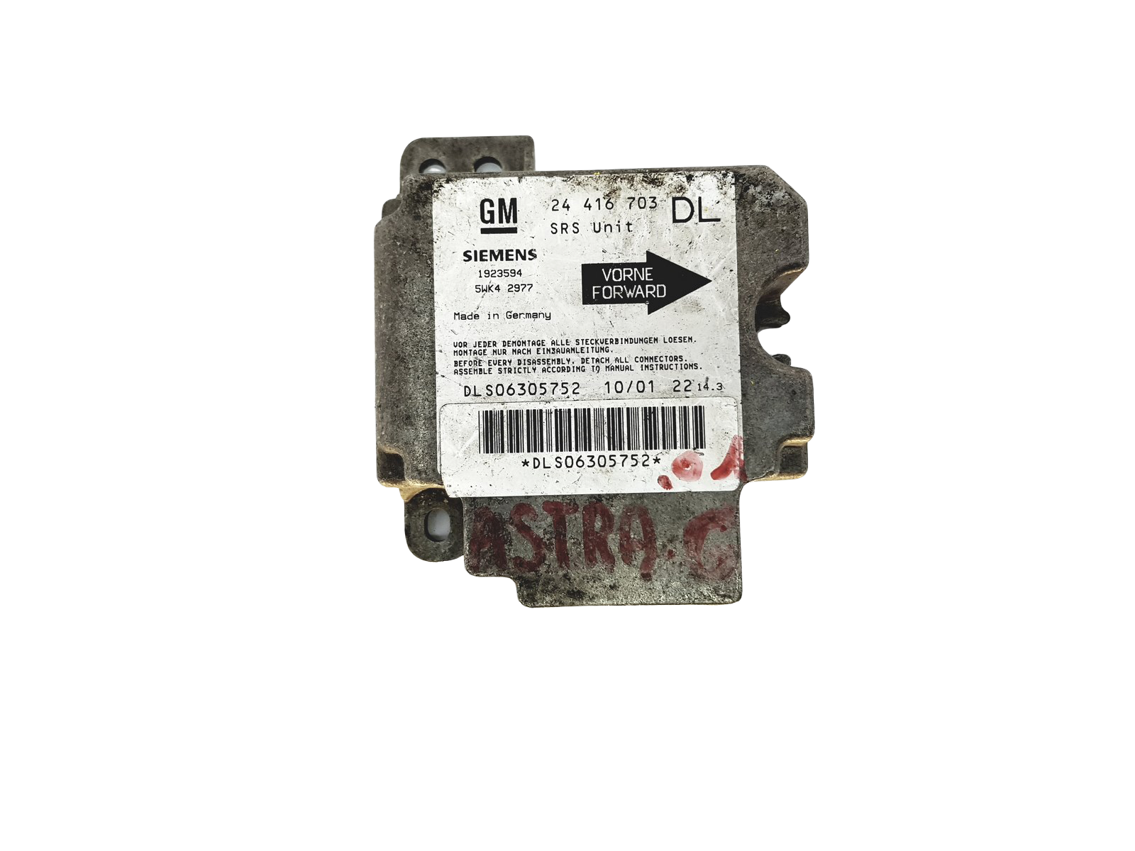 Controller Moduł 24416703 5WK42977 Opel Siemens main product photo