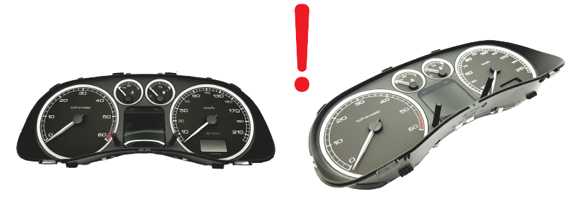 Speedometer/Instrument Cluster Peugeot 307 9636708880 E 05 49792 main product photo