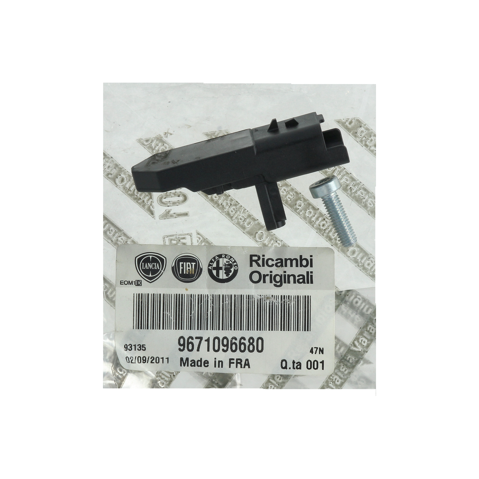 Differential Pressure Sensor Original 9671096680 Fiat Citroen Peugeot main product photo