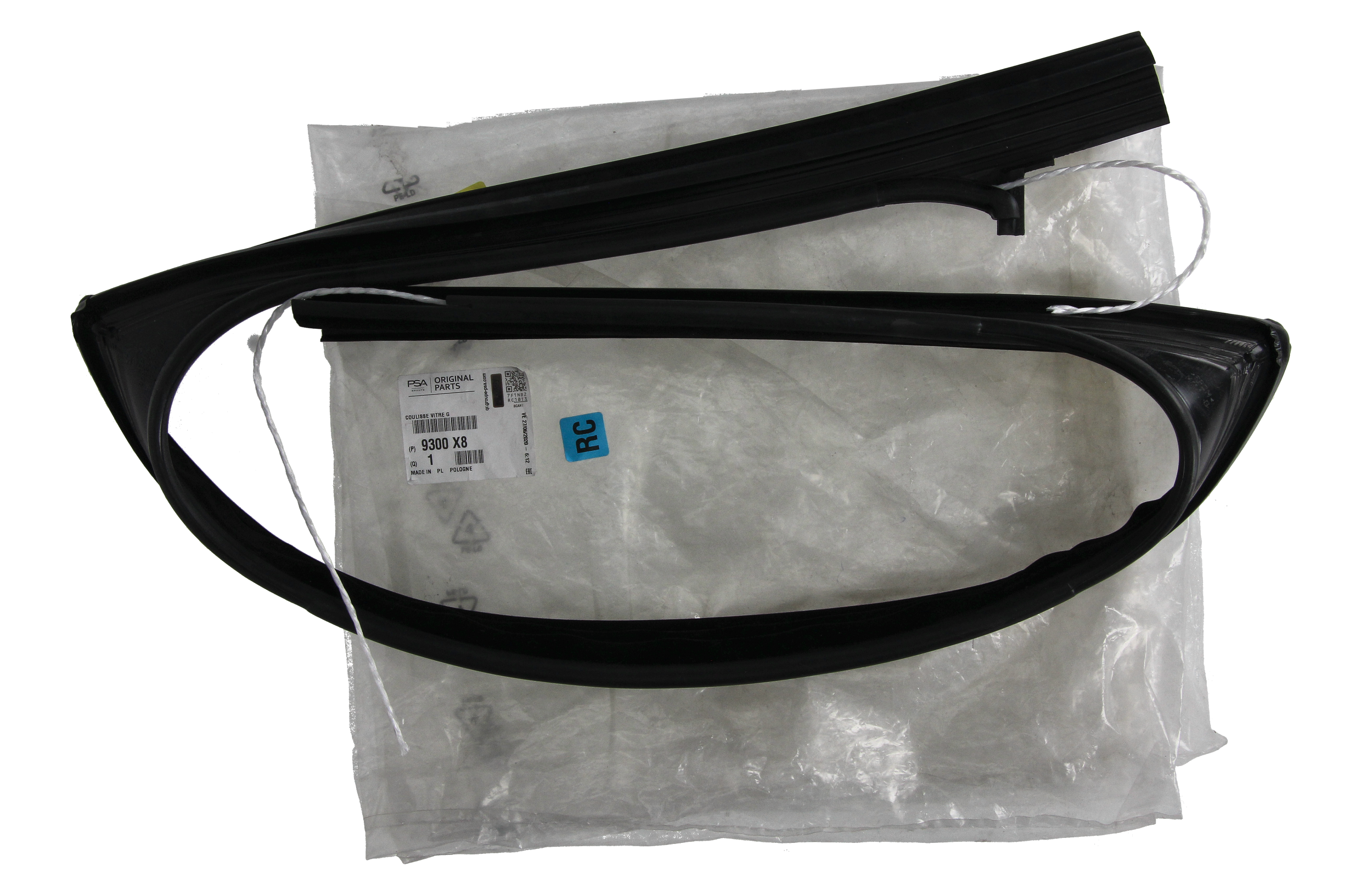 Door Window Seal Left Original Peugeot 3008 5008 9300X8 main product photo