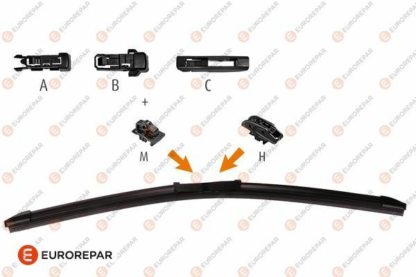 Wiper Blade Left Original Citroen C4 307 1635455380 main product photo