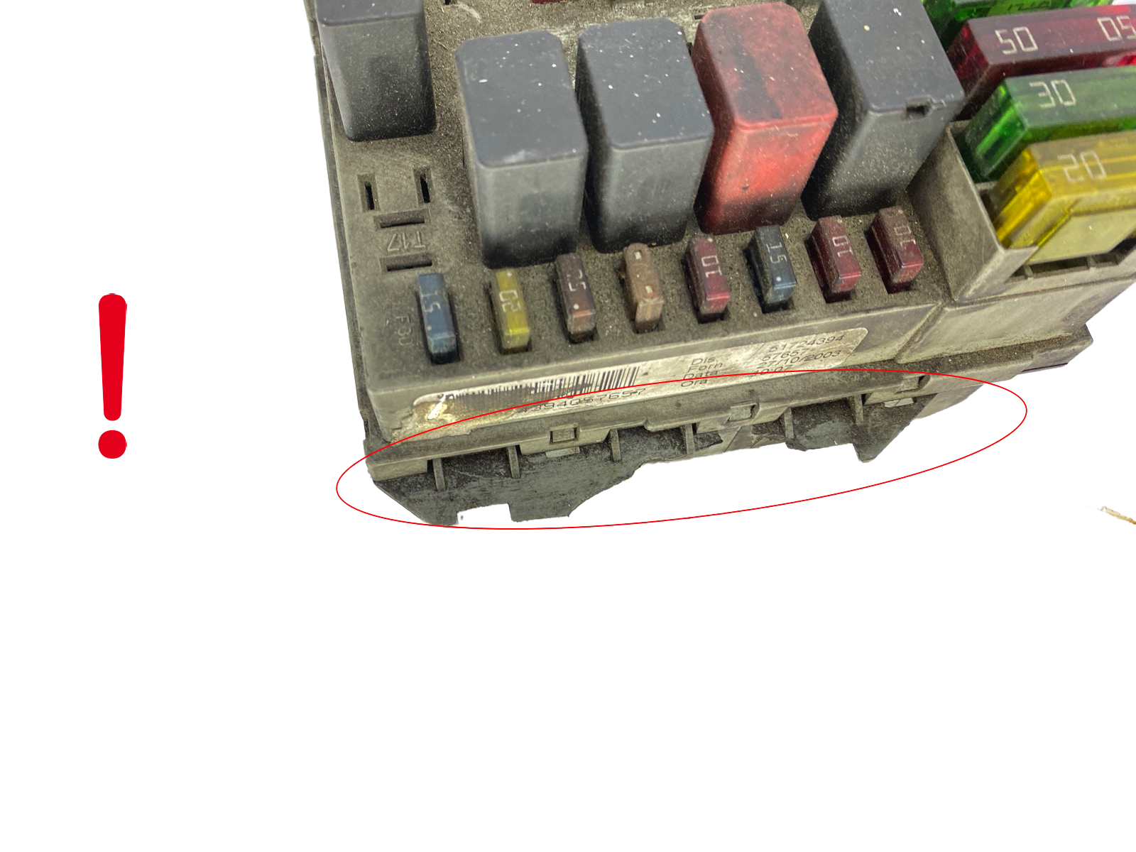 Fuse Box 51724394 0051724394057657 Alfa Romeo Delphi 58142 main product photo
