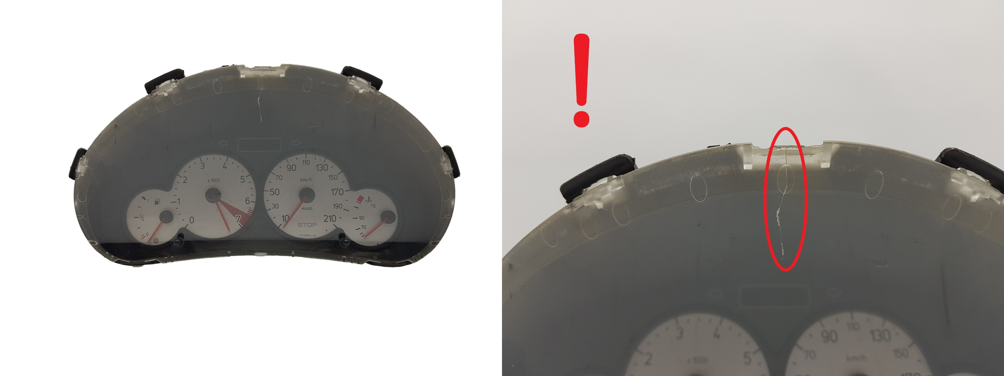 Speedometer/Instrument Cluster Peugeot 206 9655976380 1615 main product photo