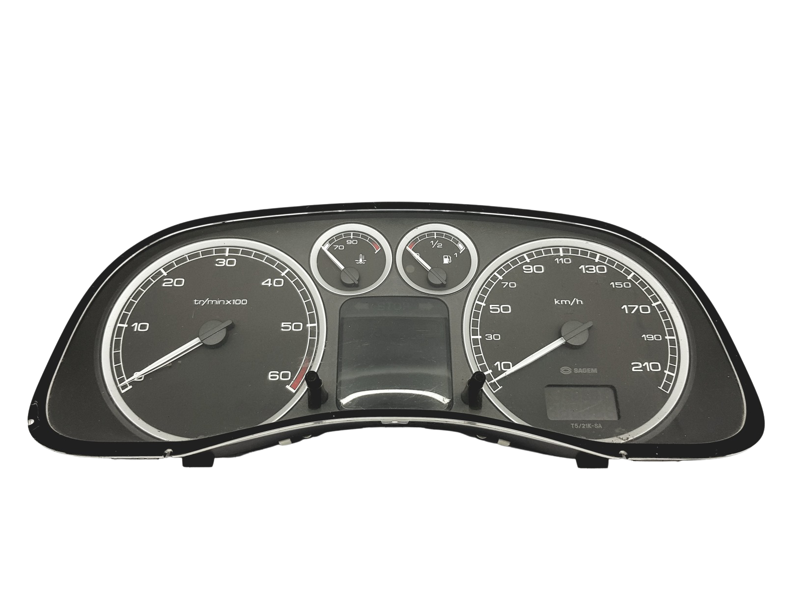 Speedometer/Instrument Cluster Peugeot 307 9646742480 0R00 Sagem 44561 main product photo