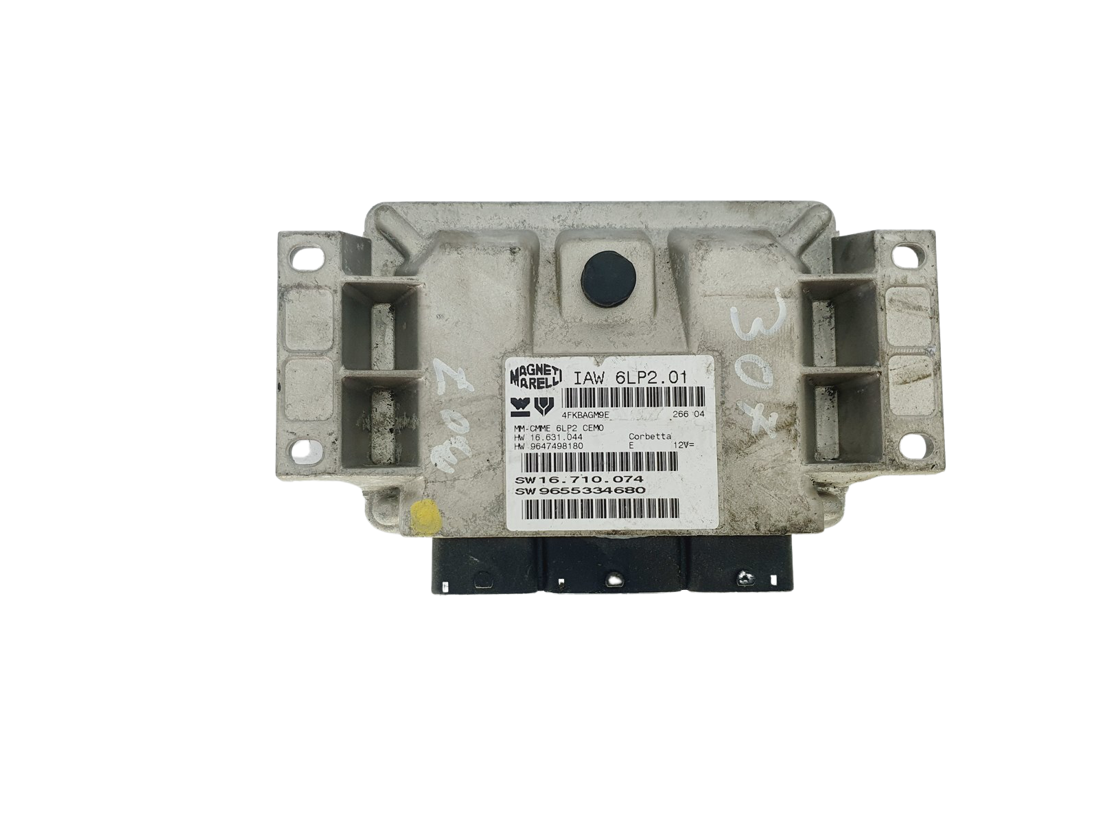 Controller 9655334680 IAW6LP2.01 9647498180 PSA Magneti Marelli 39863 main product photo