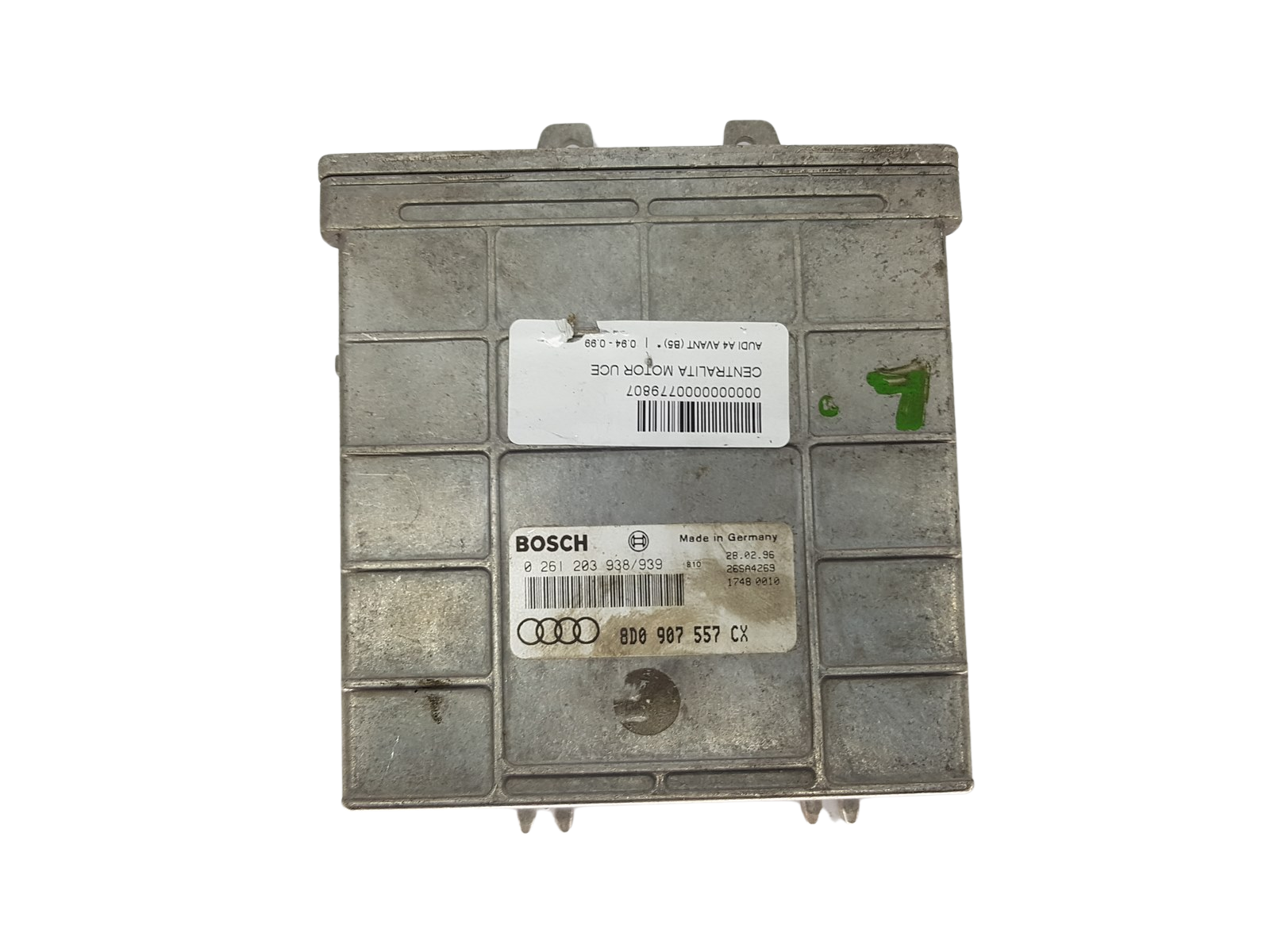 Engine Controller 8D0907557CX 0261203938/939 Audi Bosch 3767 main product photo