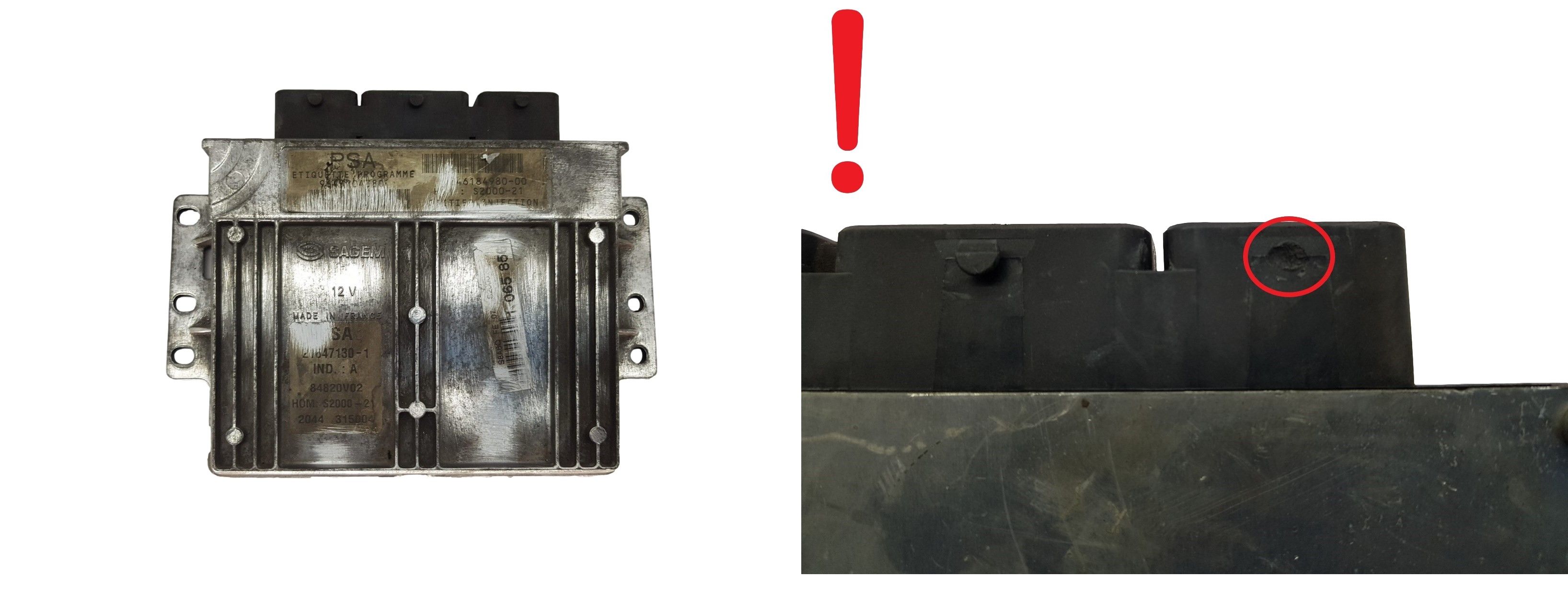 Controller 9645704380 9646184980-00 21647130-1 PSA Sagem 3780 main product photo