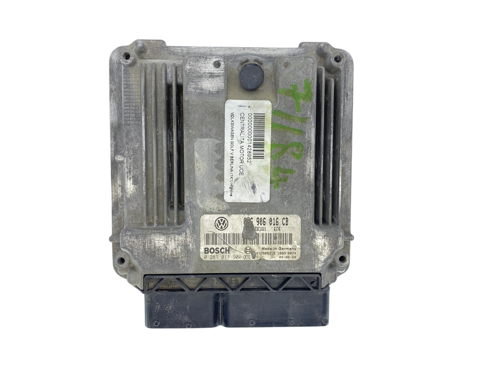 Controller 03G906016CB 0281011900 VW Bosch 62996 main product photo