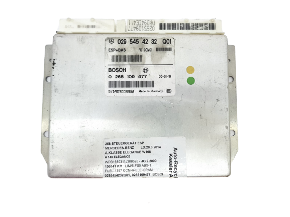 Controller 0295454232Q01 0265109477 Mercedes Bosch 20561 main product photo