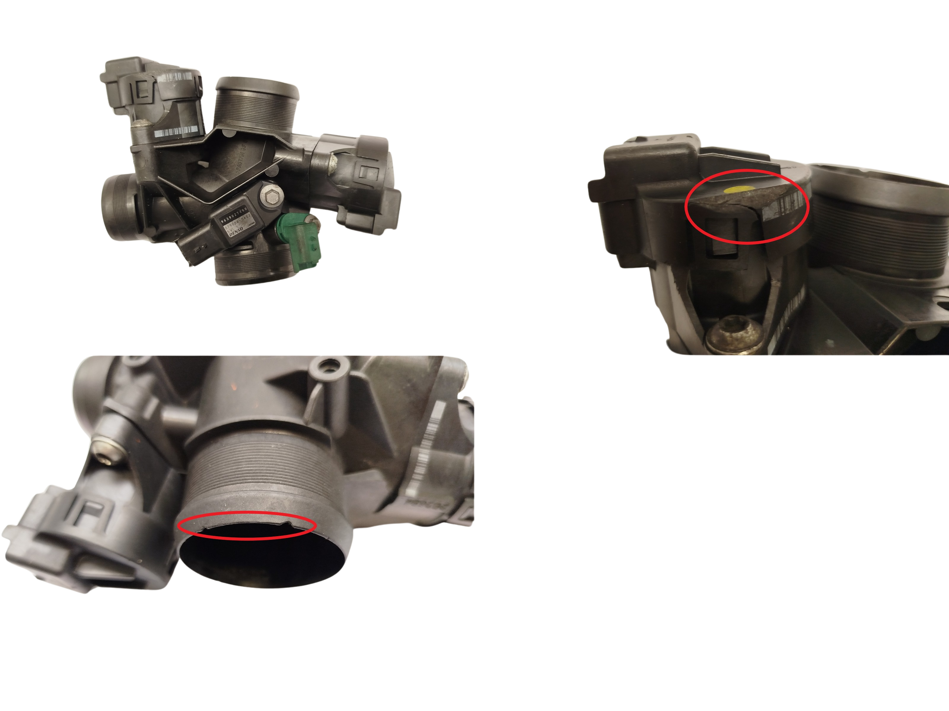 Throttle Body Valve Peugeot Citroen 1,6 HDI 0345C2 9655971780 main product photo