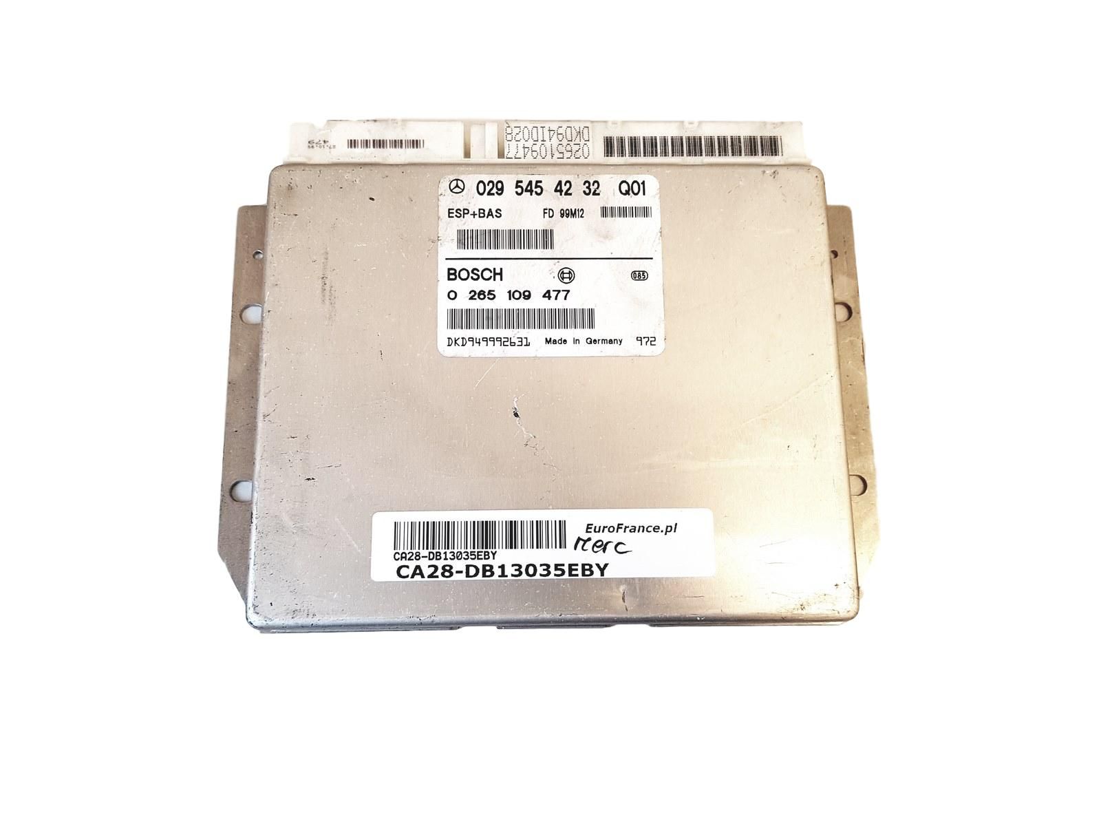 Controller 0295454232Q01 0265109477 Mercedes Bosch 13034 main product photo
