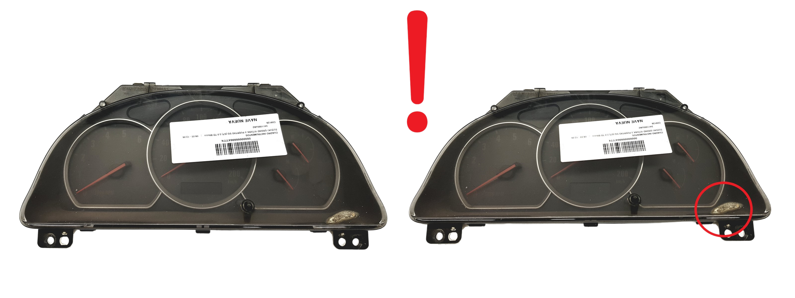 Speedometer/Instrument Cluster Suzuki Grand Vitara 34110-50JA2 59018 main product photo